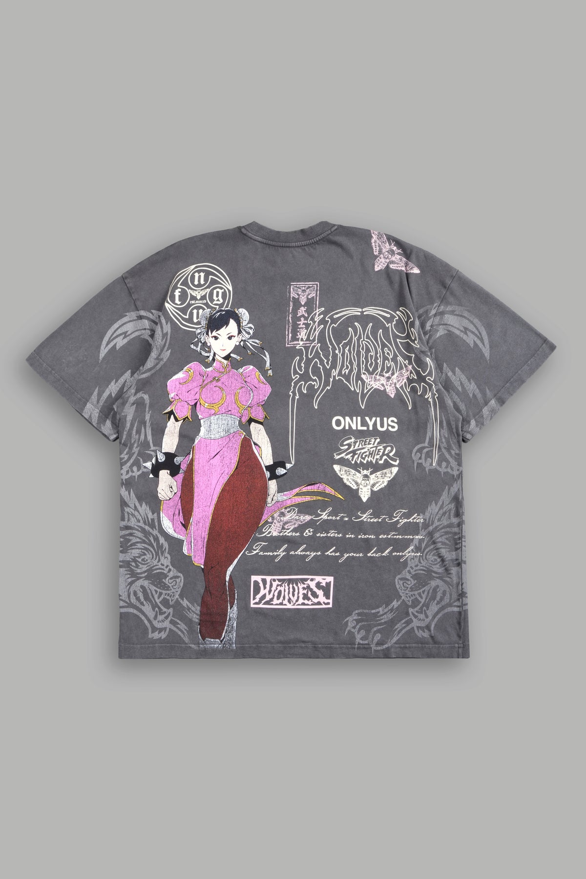 Ascension Premium Oversized Tee In Slate Gray