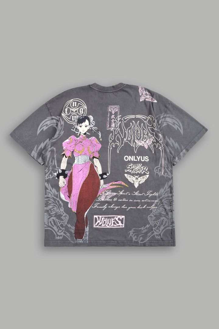 Ascension Premium Oversized Tee In Slate Gray