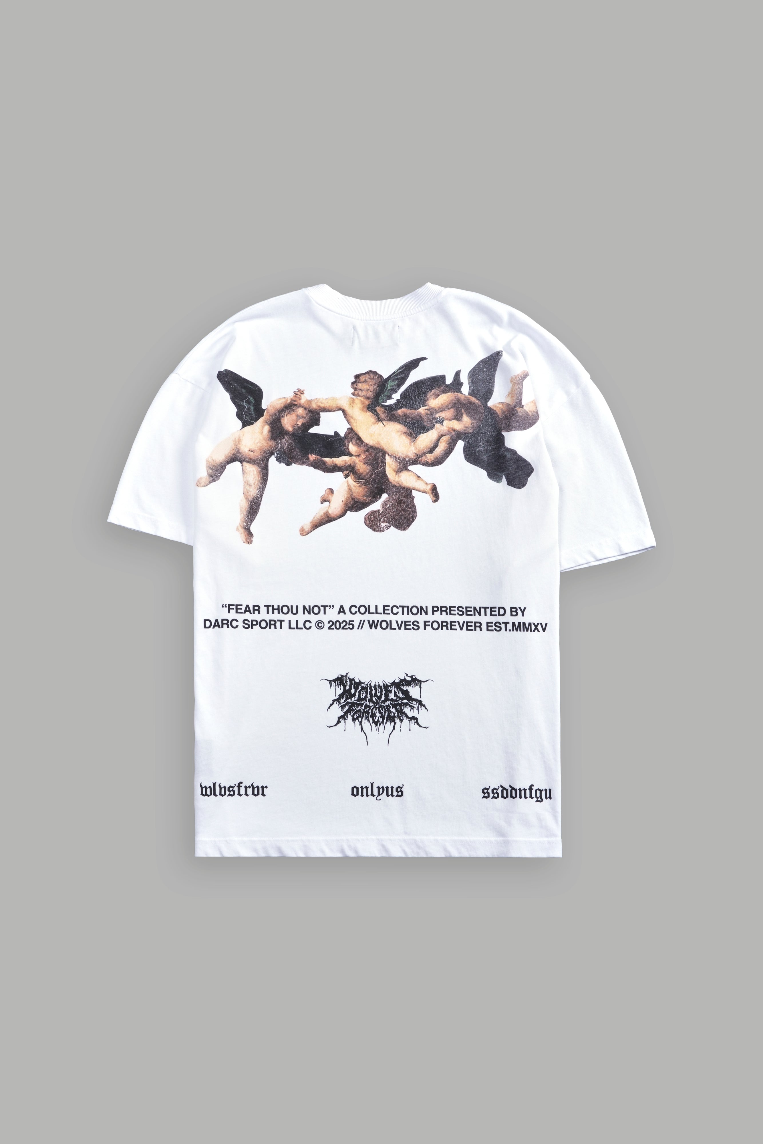 Up Above "Premium" Oversized Tee in White