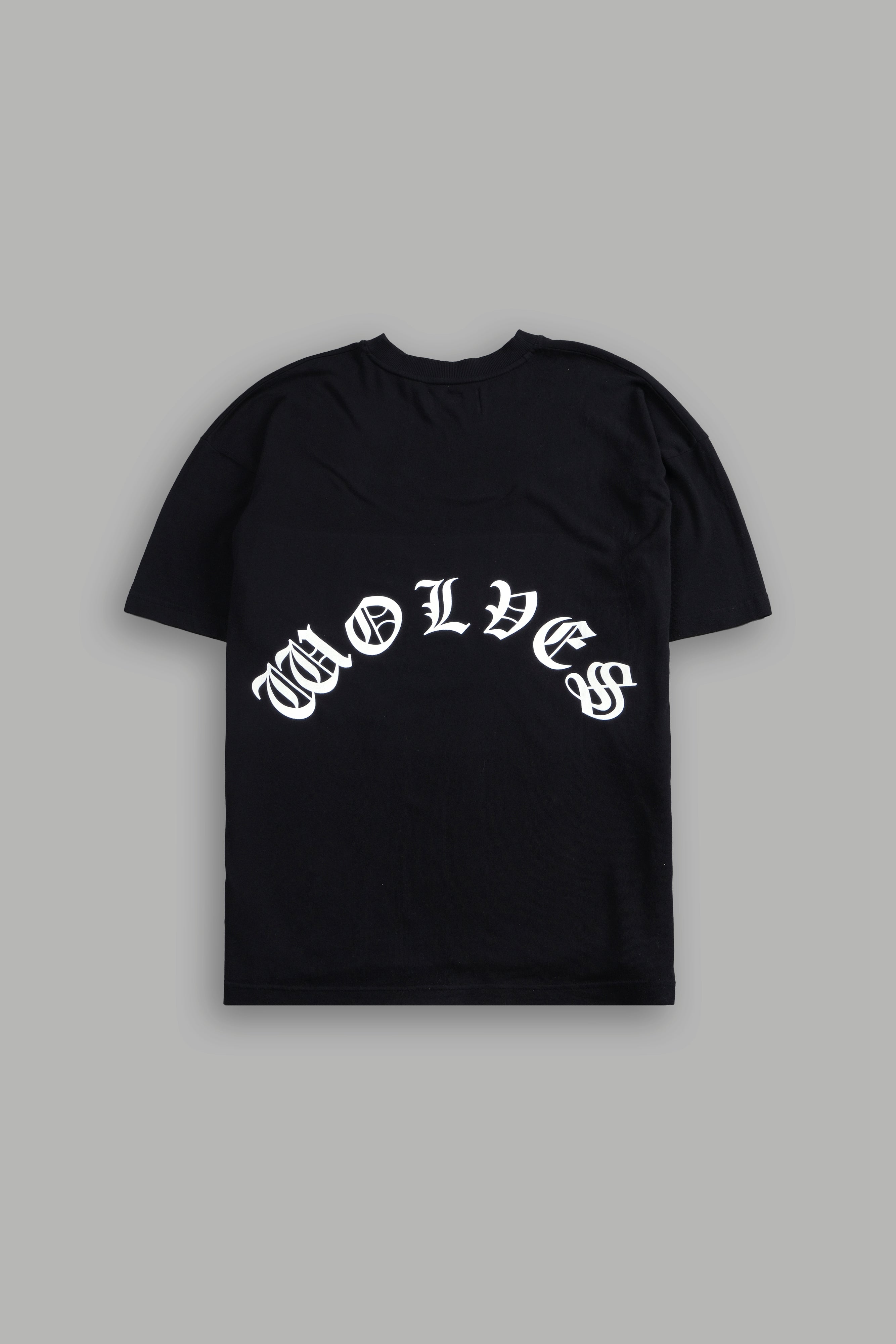 Chrome Wolf "Premium" Oversized Tee in Black