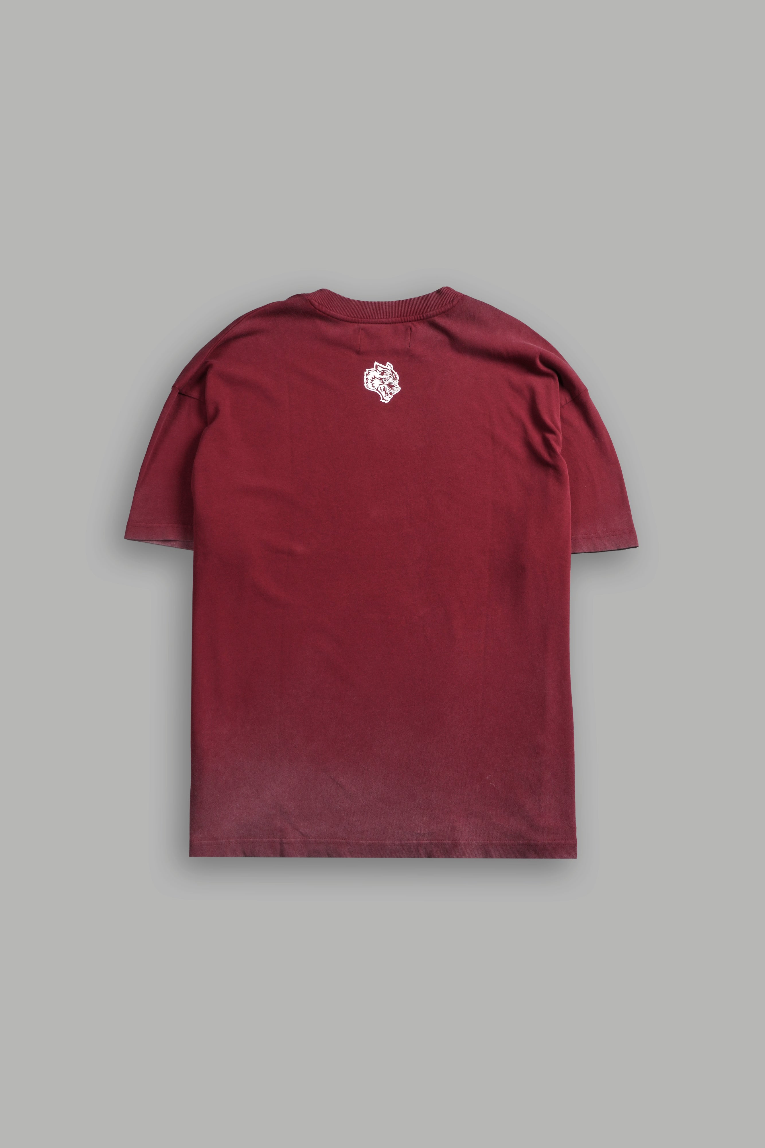 Shielded Heart Unisex "Premium" Oversized Tee in Cherry Red