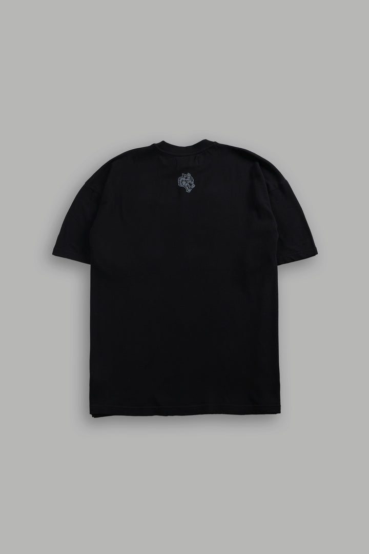 Wolverine Crucifix Premium Oversized Tee in Black