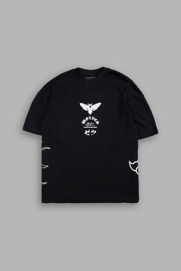 Zetsu Akatsuki "Side By Side" Oversized Tee in Black