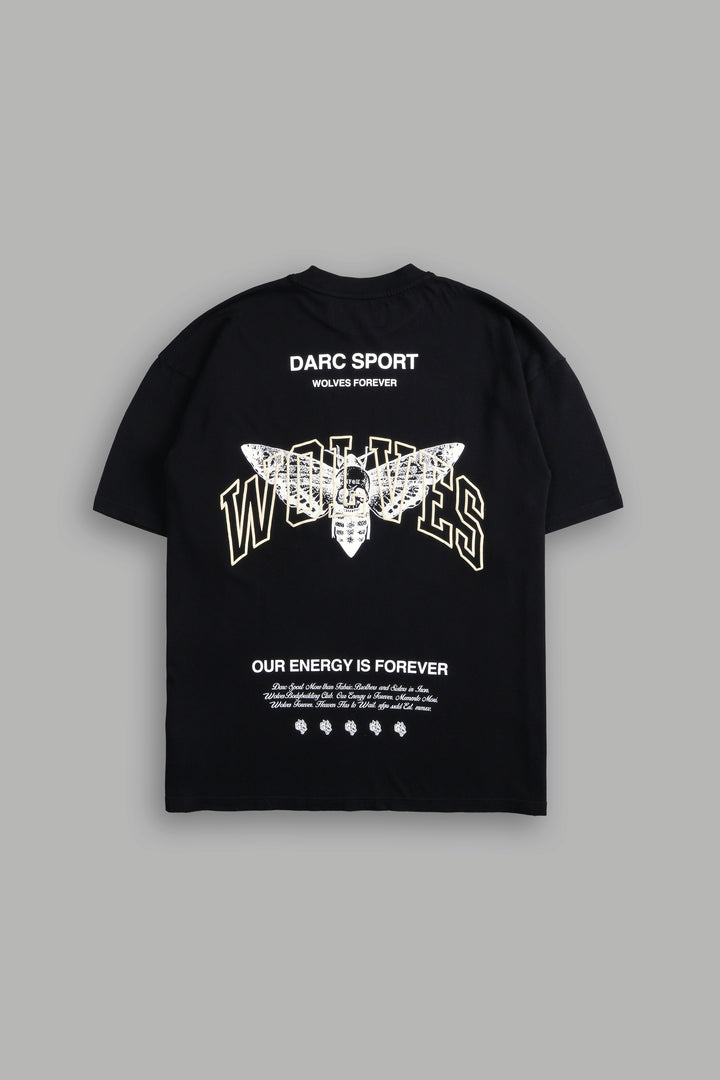 Death Moth Forever "Premium" Oversized Tee in Black
