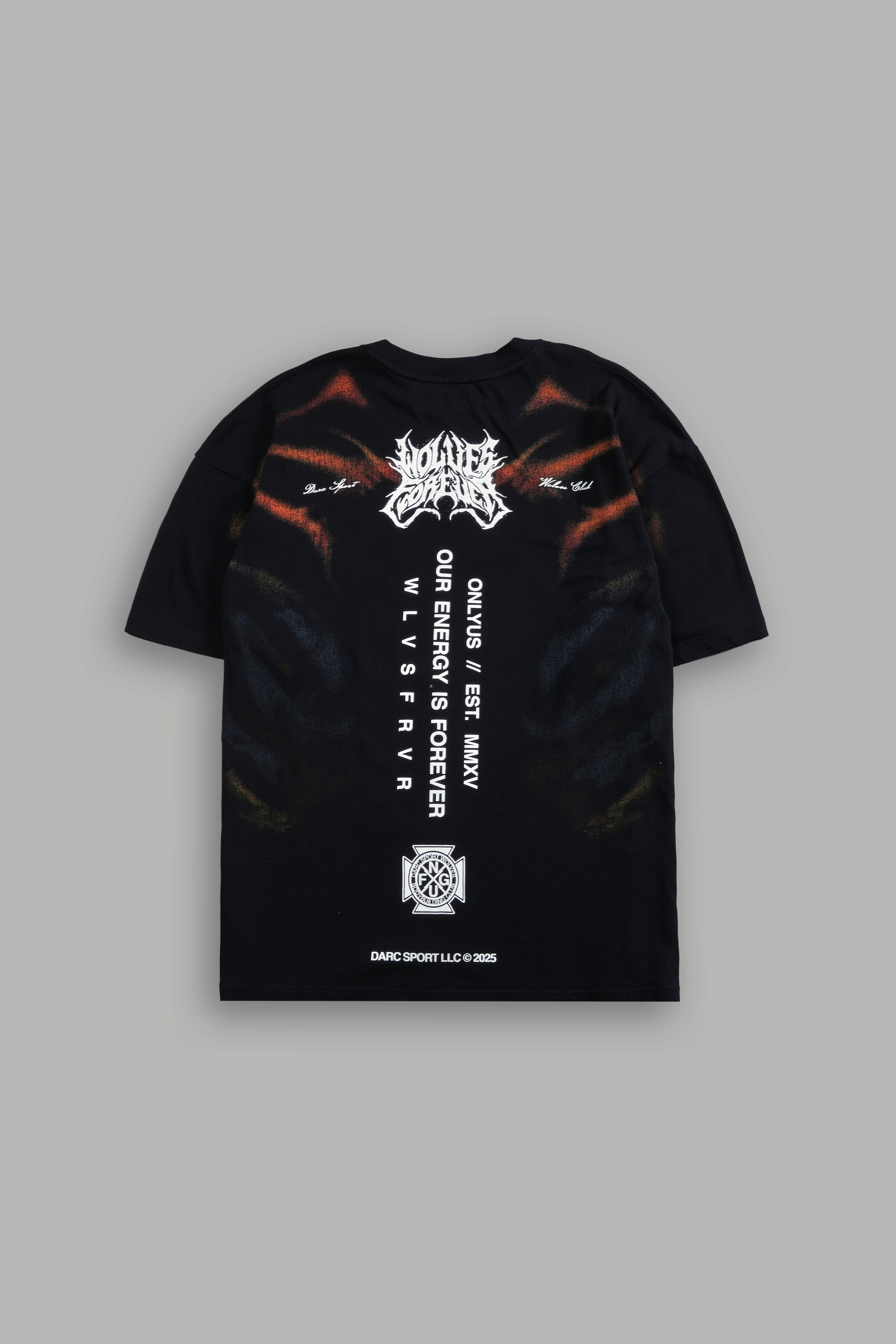 Fire Blade "Premium" Oversized Tee in Black