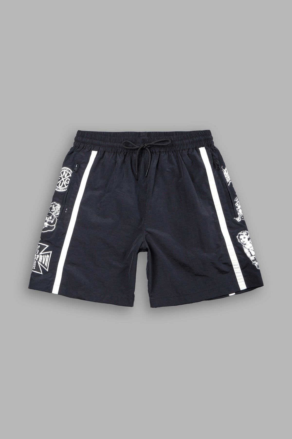Core Icons Remind Track Shorts in Black