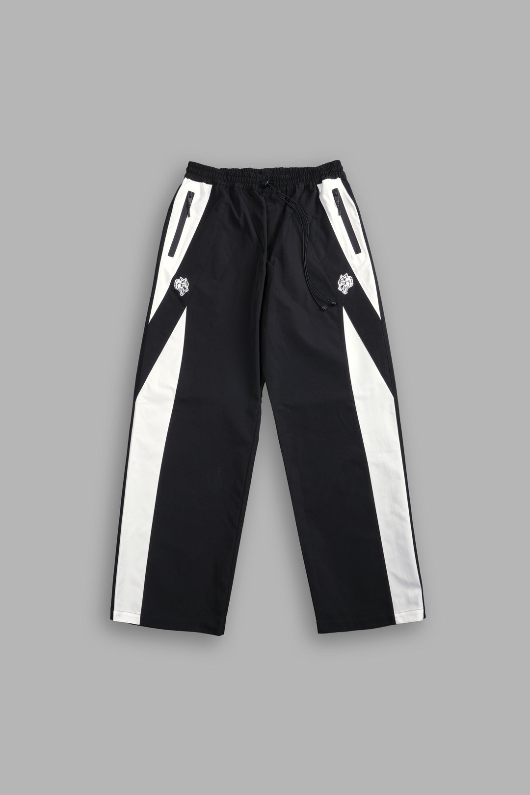 Dual Brolic Unisex Track Pants in Black/White