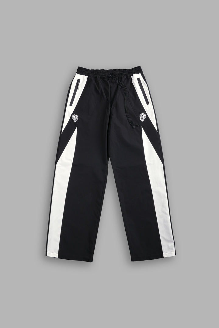 Dual Brolic Unisex Track Pants in Black/White