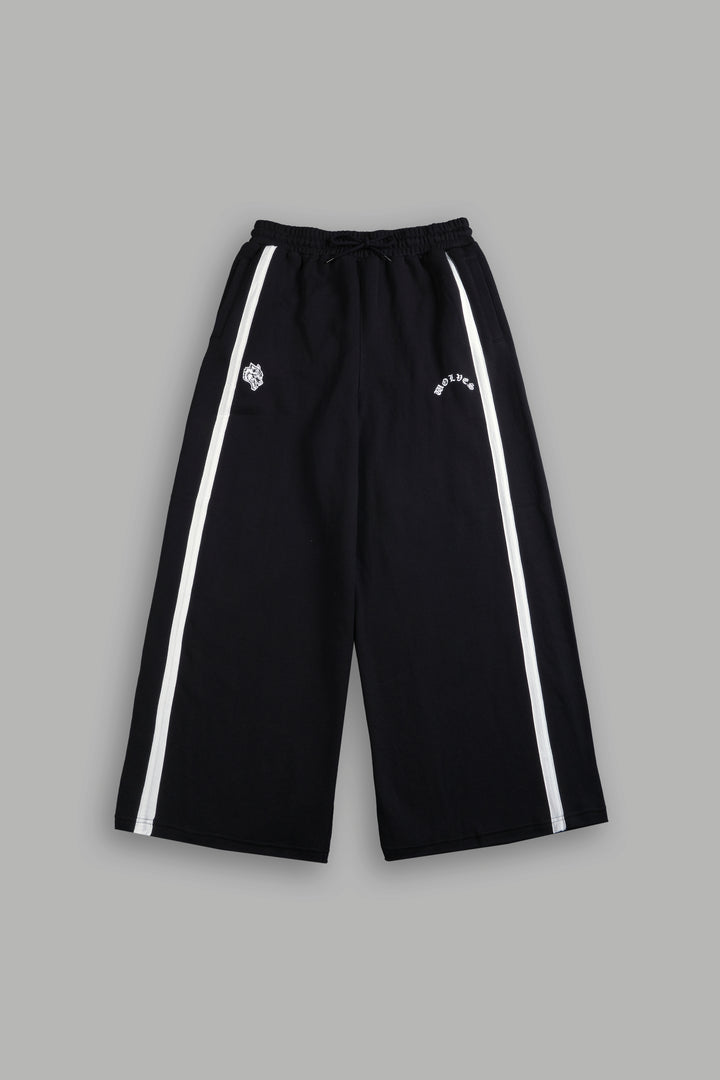 Chopper Wolf Remind Omen Sweat Pants in Black