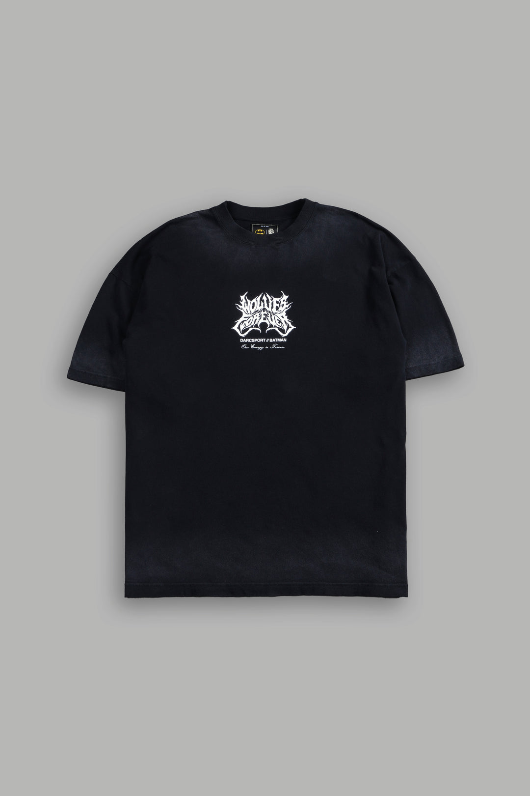 Born in the Shadows "Premium" Oversized Tee in Black Drift Wash