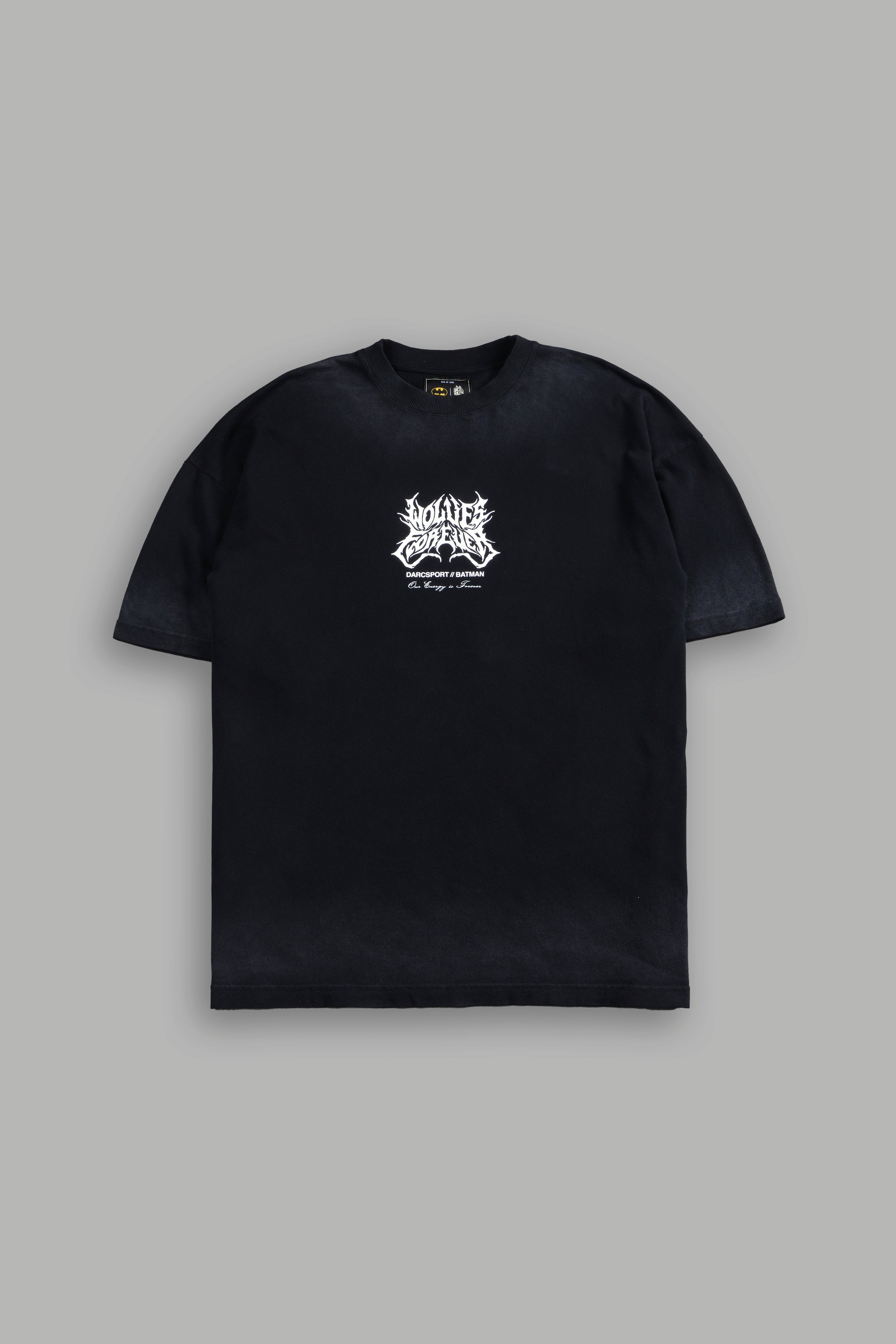 Born in the Shadows "Premium" Oversized Tee in Black Drift Wash