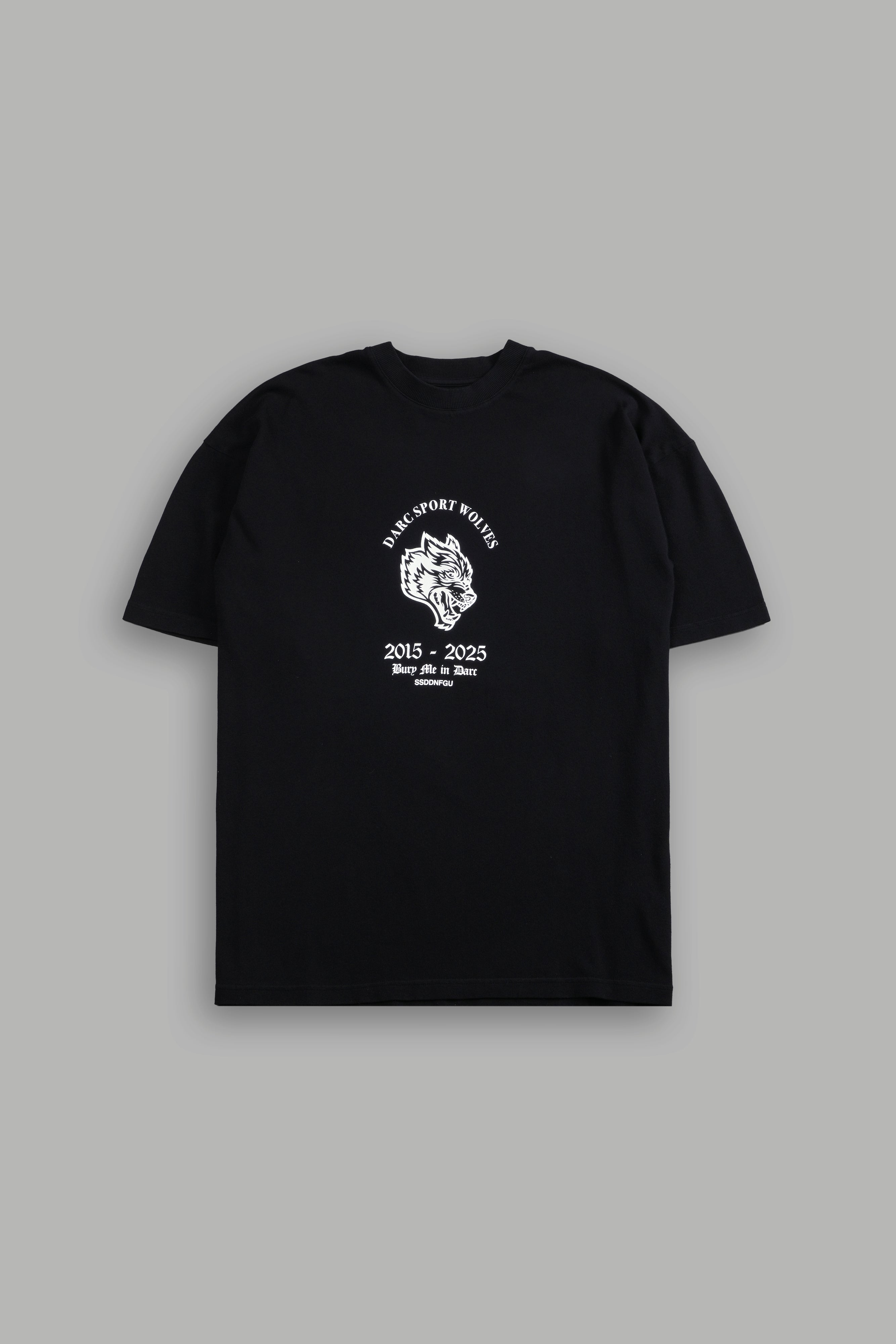 Wolf Blood "Premium" Oversized Tee in Black