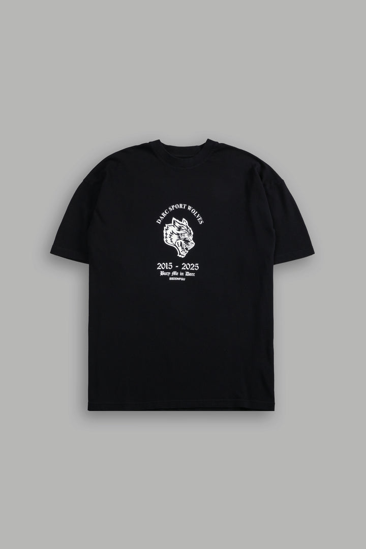 Wolf Blood "Premium" Oversized Tee in Black