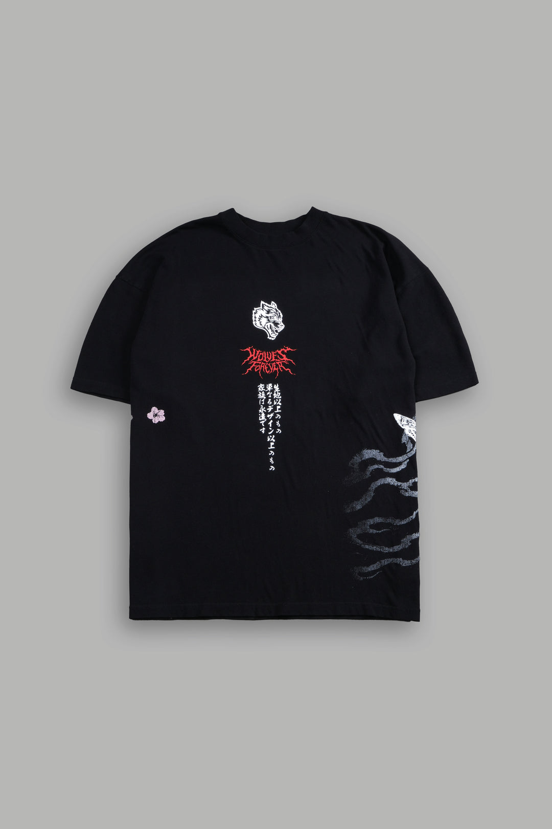 Darc Kitsune "Side By Side" Series Premium Tee in Black