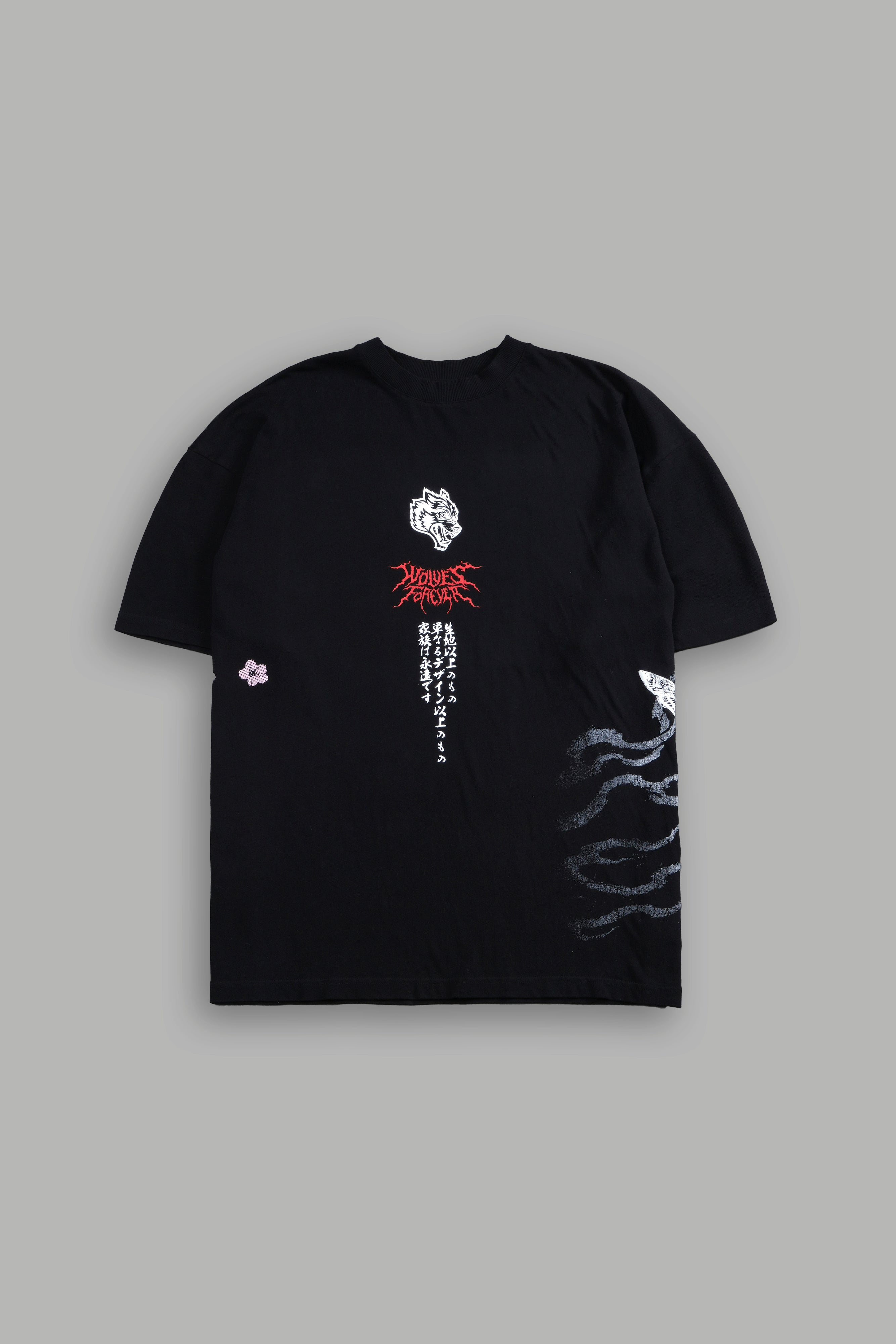 Darc Kitsune "Side By Side" Series Premium Tee in Black