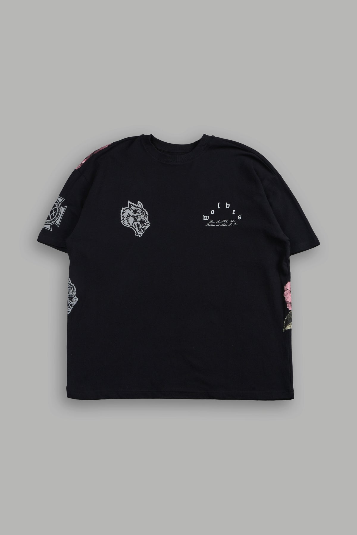Darc Corazon Premium Oversized Tee In Black