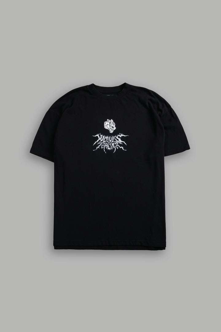 Upper Moon 1 "Premium" Oversized Tee in Black