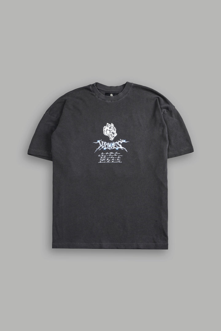 Iron Moth "Premium" Oversized Tee in Wolf Gray