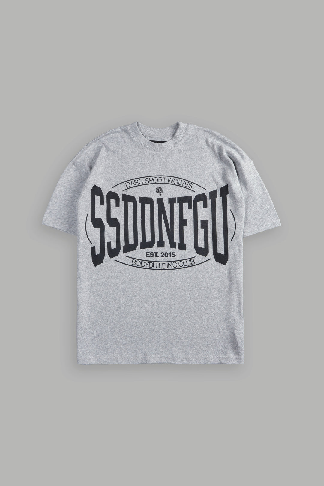 SSDDNFGU FRVR "Premium" Oversized Tee in Light Athletic Gray