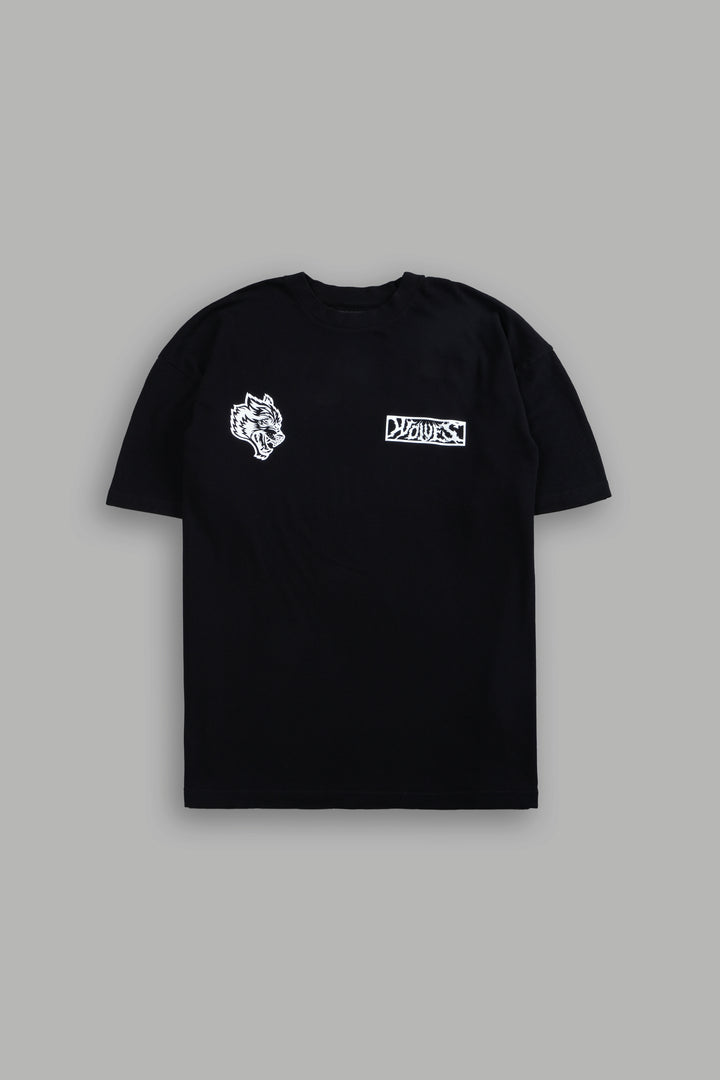 Galaxy Far Far Away "Premium" Oversized Tee in Black