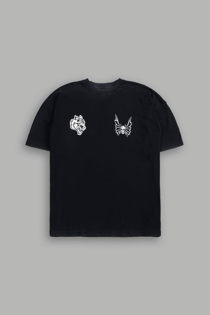 Darc Coffin "Premium" Oversized Tee in Black