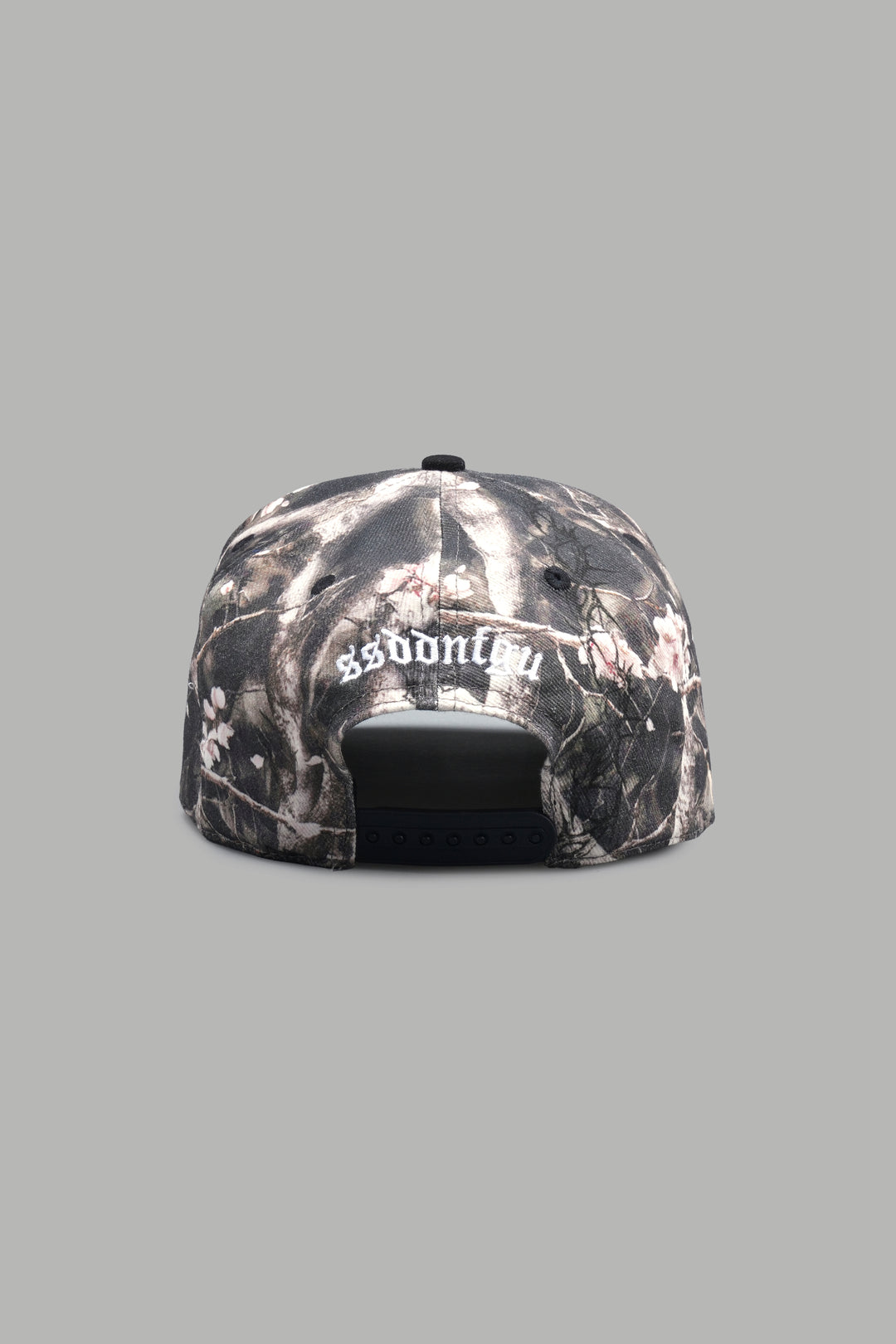 Wolf Head Forever A Frame Snapback In Shadow Blossom/Black