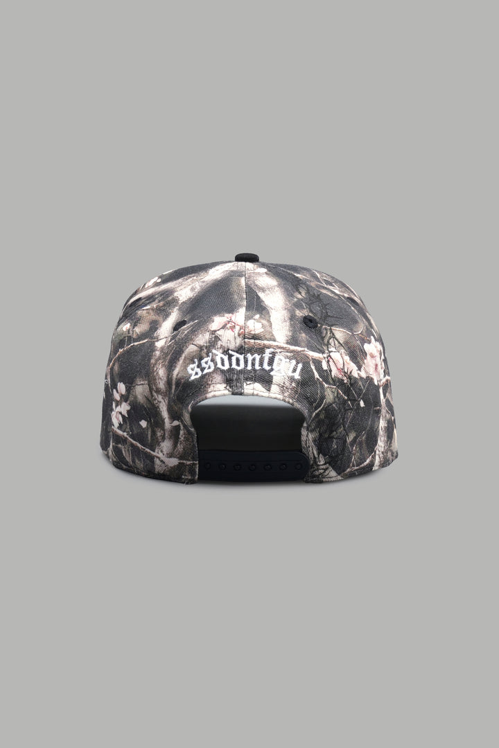 Wolf Head Forever A Frame Snapback In Shadow Blossom/Black