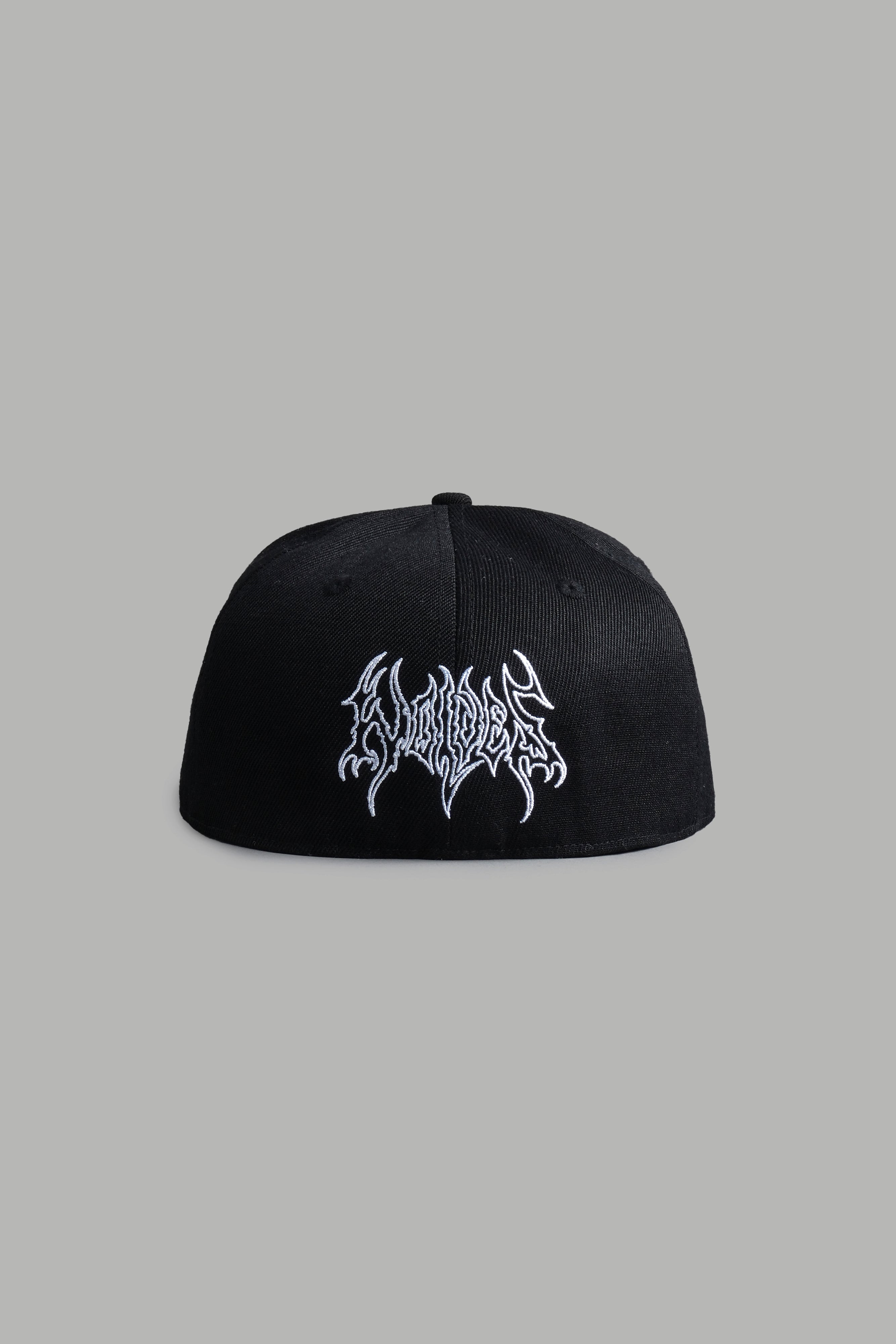 Finite Flame Fitted Cap in Black