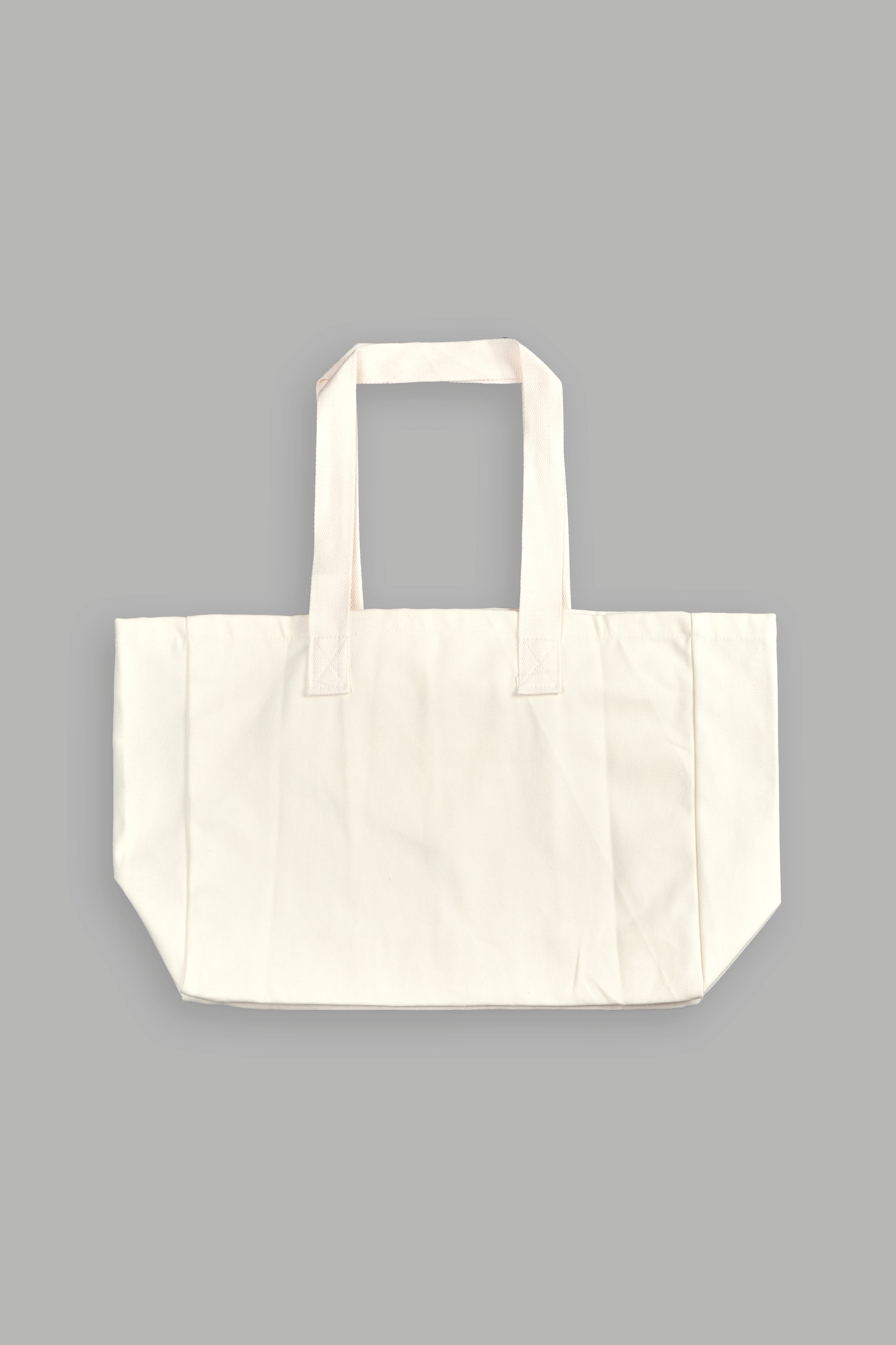 Wolves Gym V2 Canvas Tote in Cream