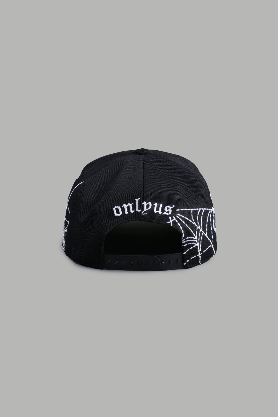 Webbed A Frame Snapback in Black