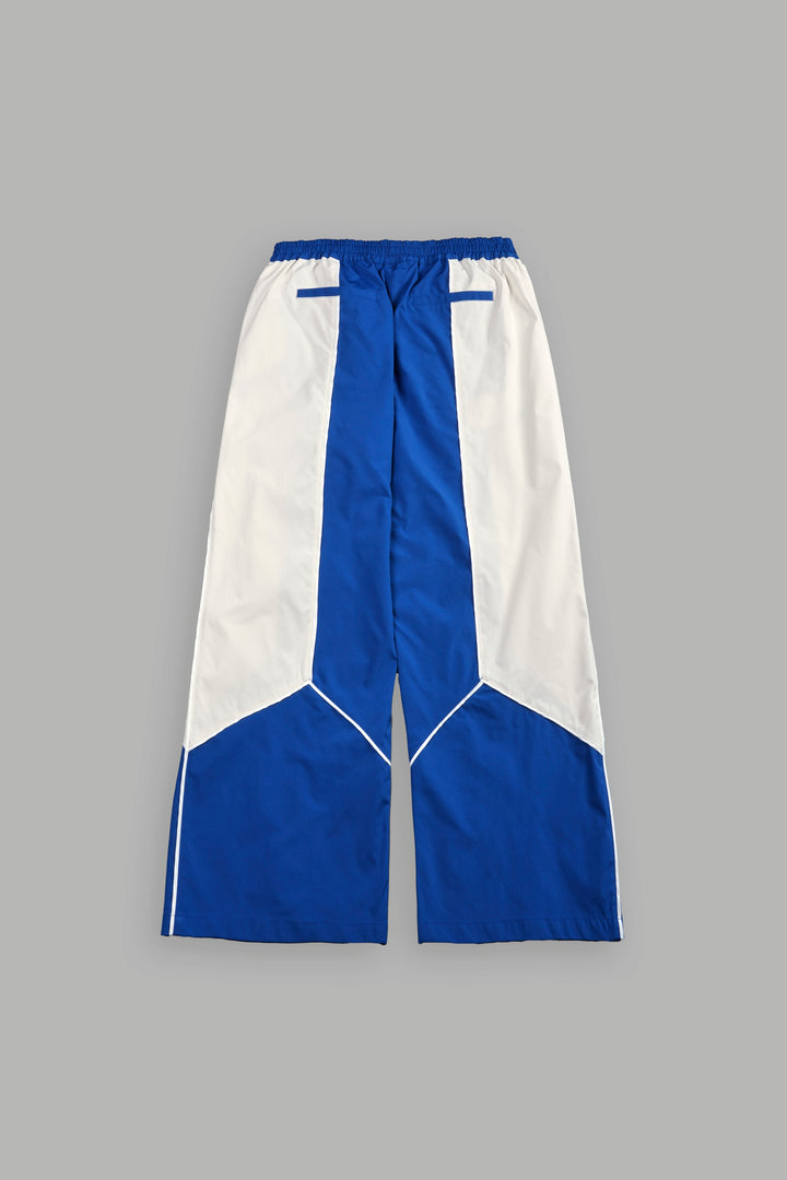 Dual Men's Quinn Track Pants in Darc Cobalt/Cream