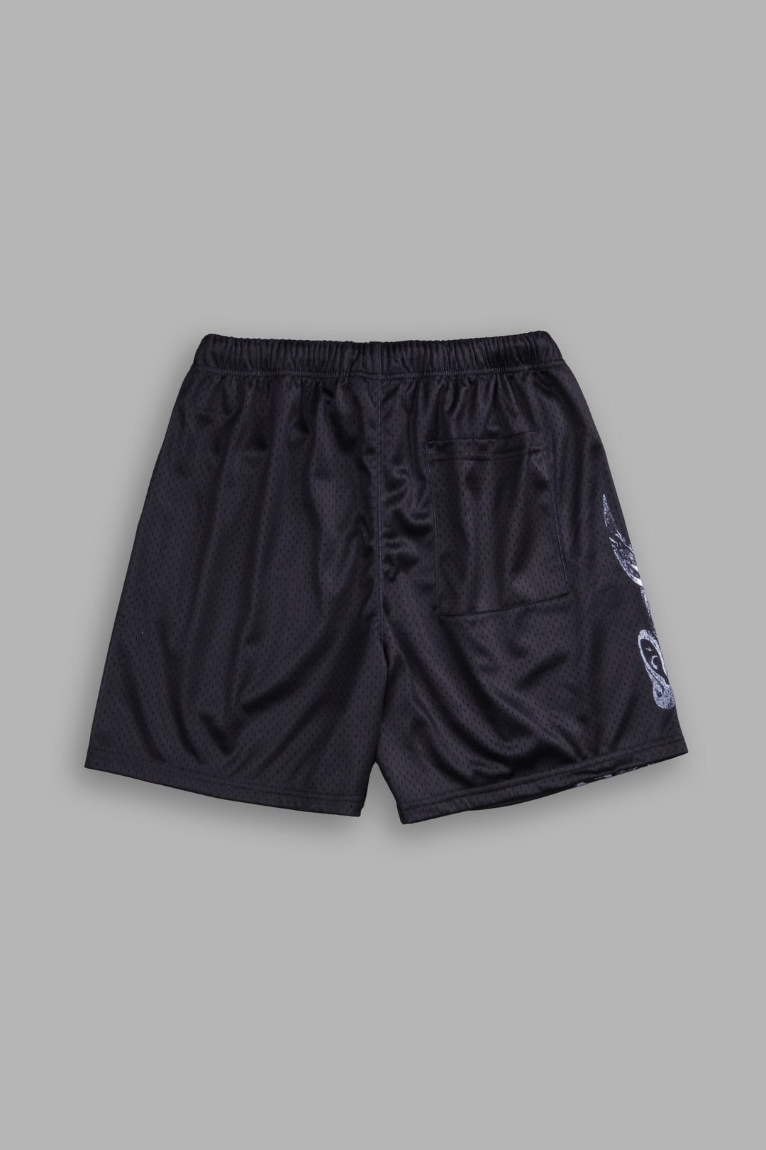 Hannya Mesh Shorts in Black