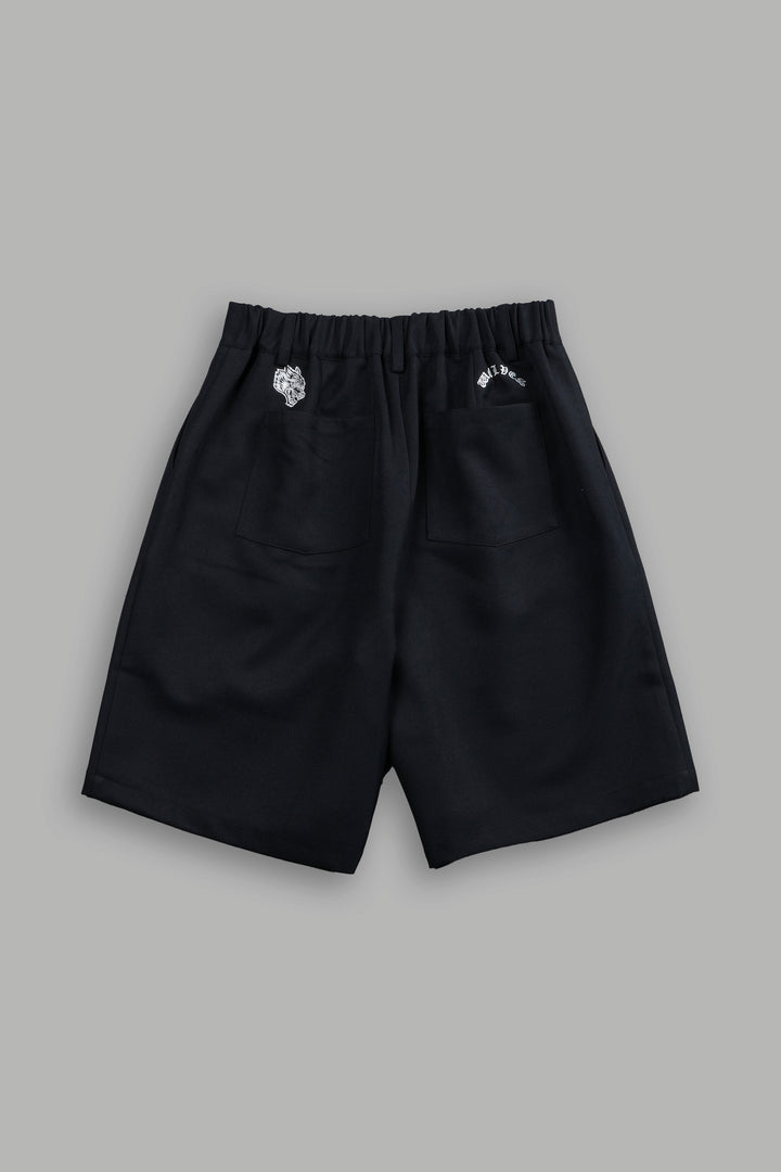 Wolf Chopper Armando Shorts in Black