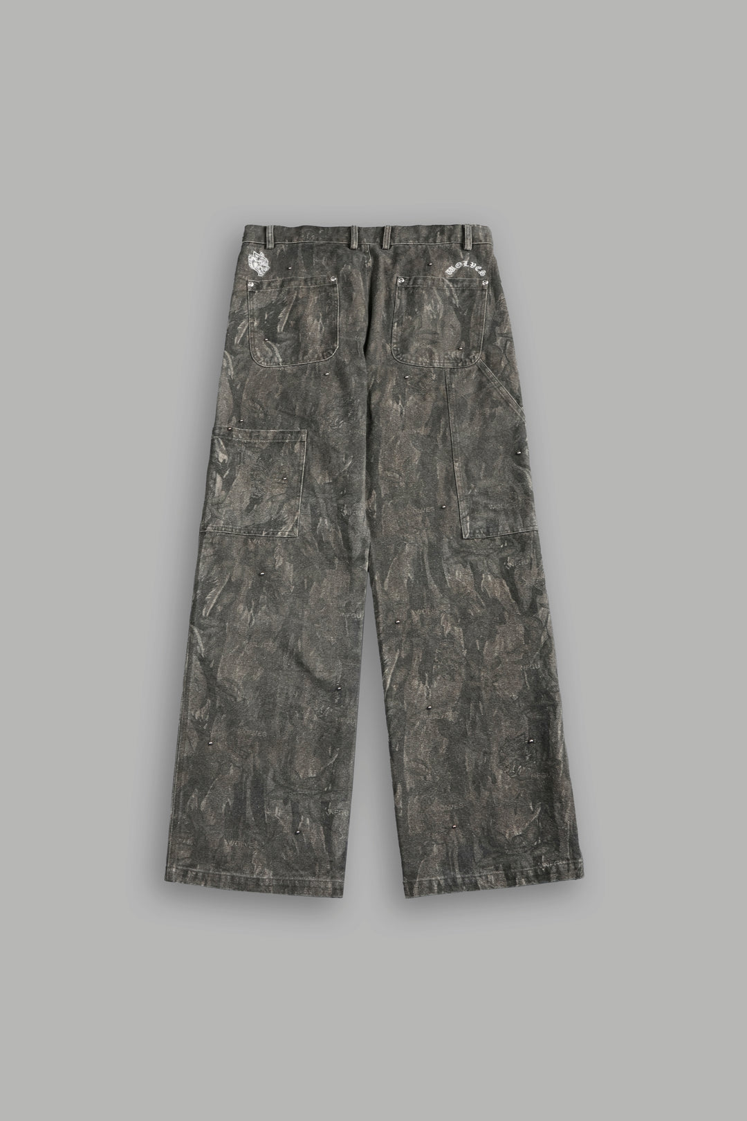 Studded Wolves Chopper Hoffa V2 Pants in Vintage Norse Camo