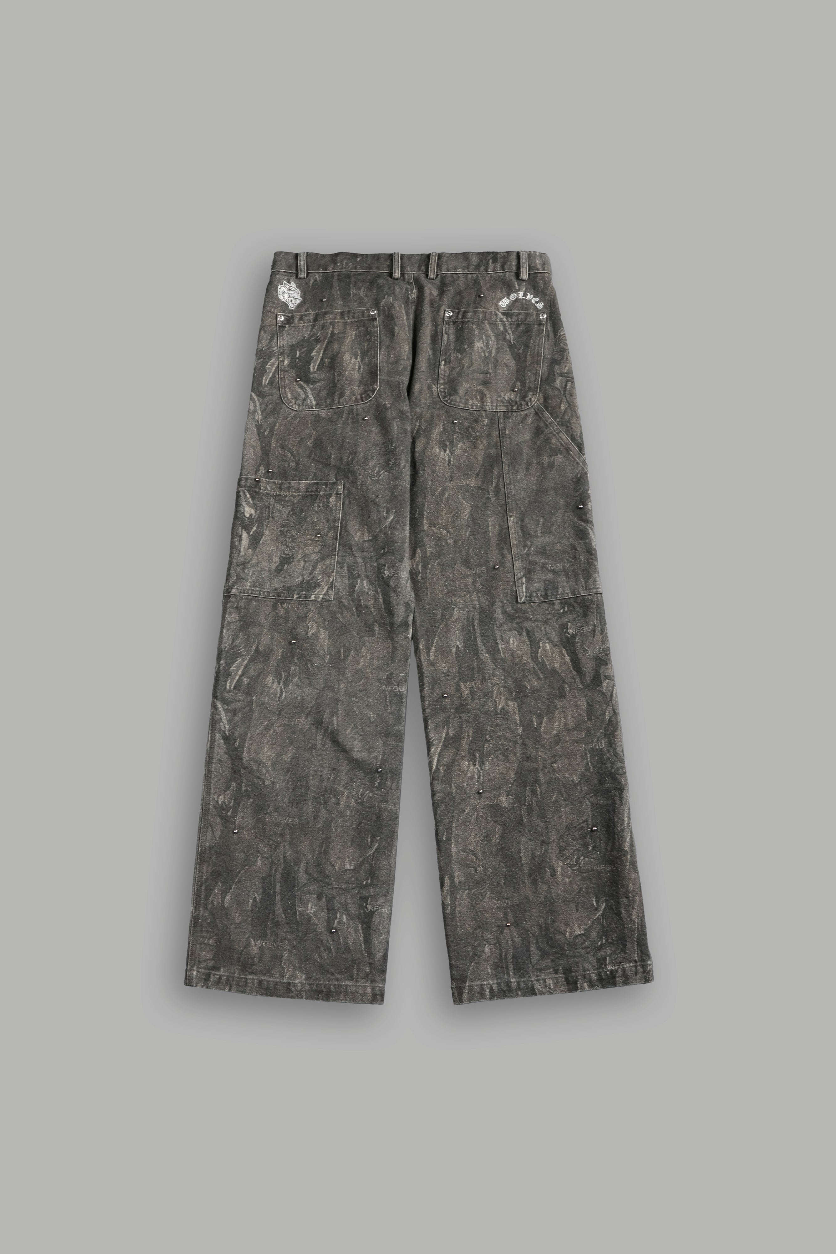 Studded Wolves Chopper Hoffa V2 Pants in Vintage Norse Camo