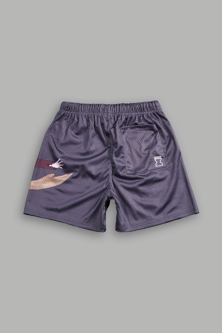 Gaara Mesh Shorts in Wolf Gray