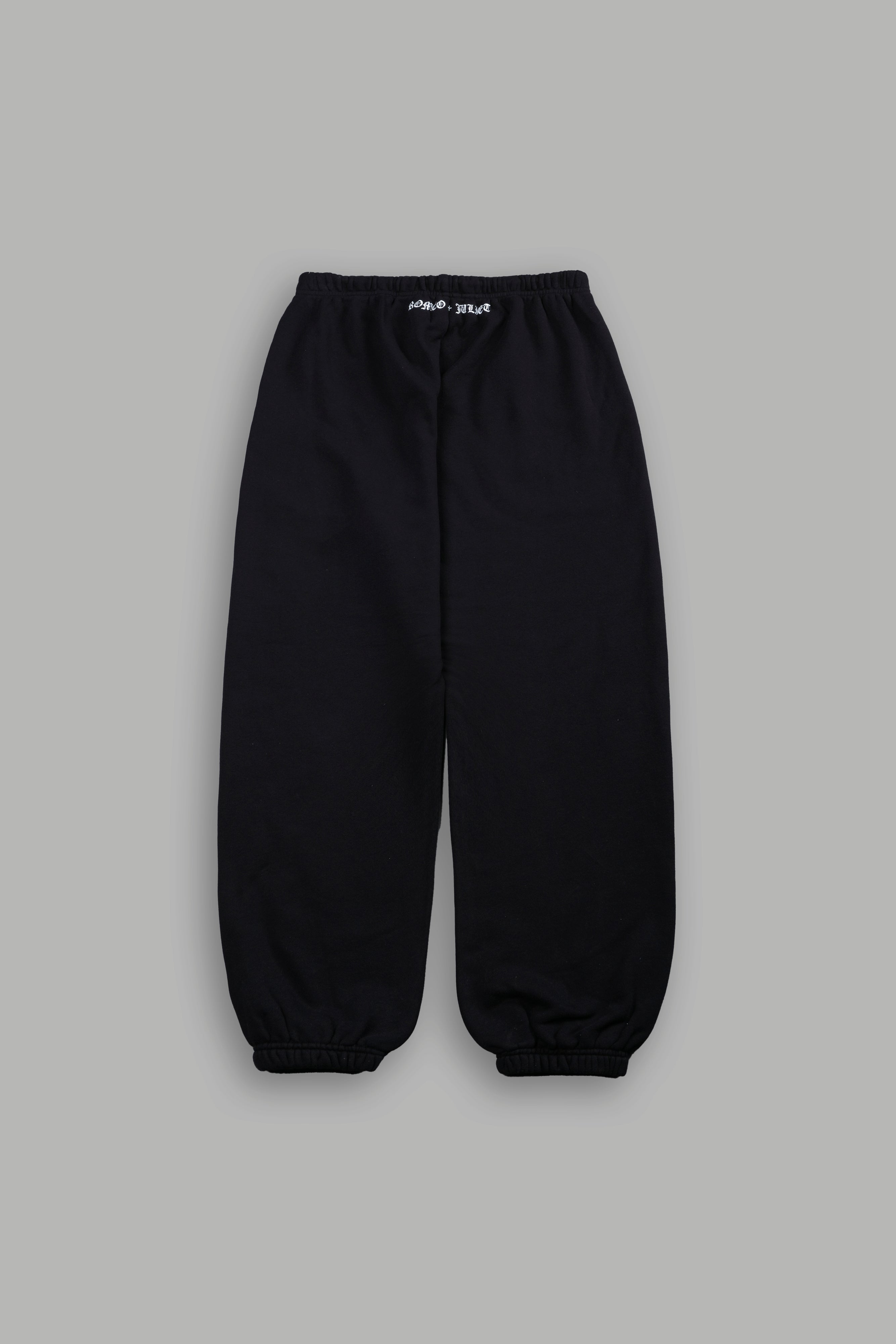 Heart Oath Unisex Lightweight Lounger Sweat Pants in Black