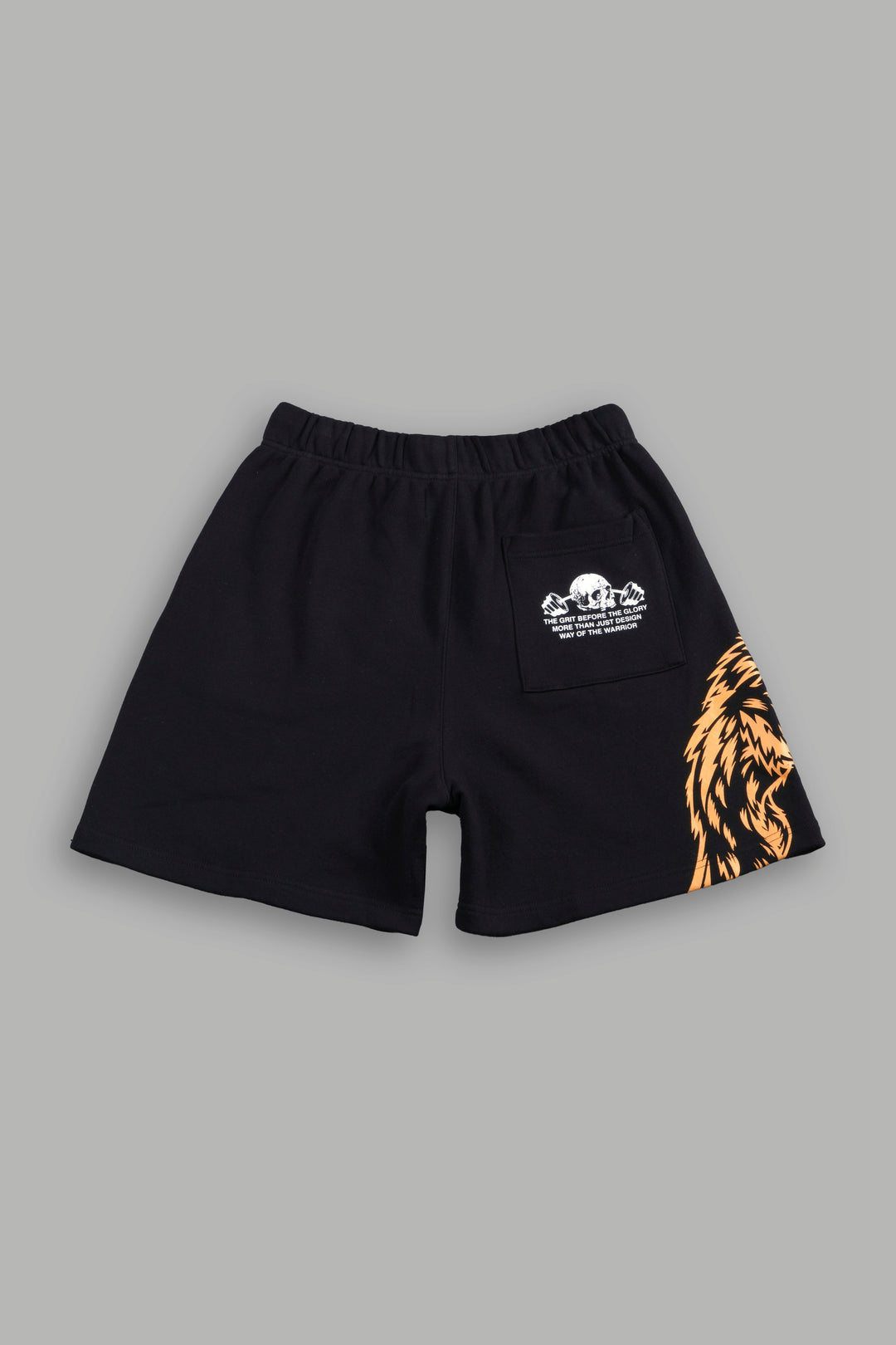 Leap Of Faith V2 Oversized Post Lounge Sweat Shorts In Black