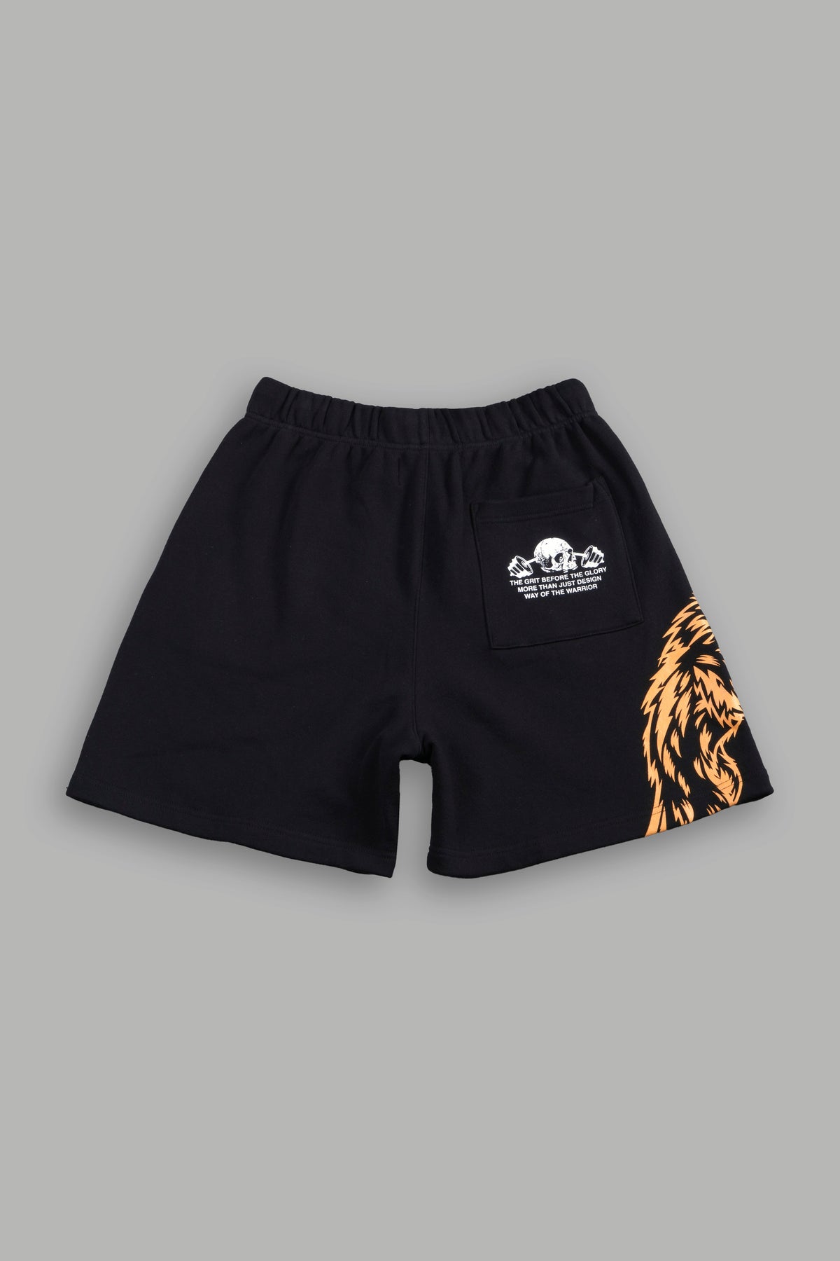 Leap Of Faith V2 Oversized Post Lounge Sweat Shorts In Black