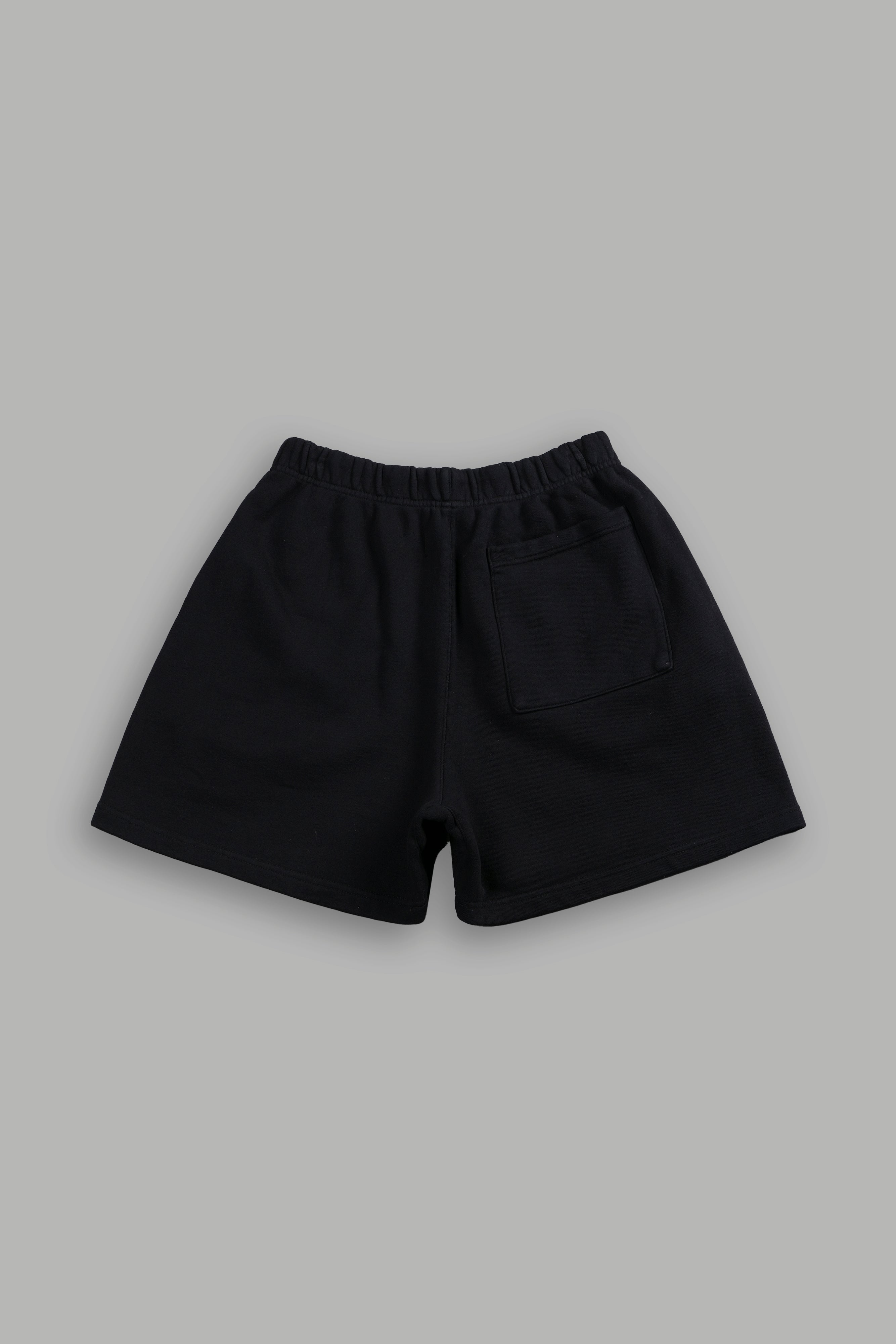 Symbiosis Post Lounge Sweat Shorts in Black