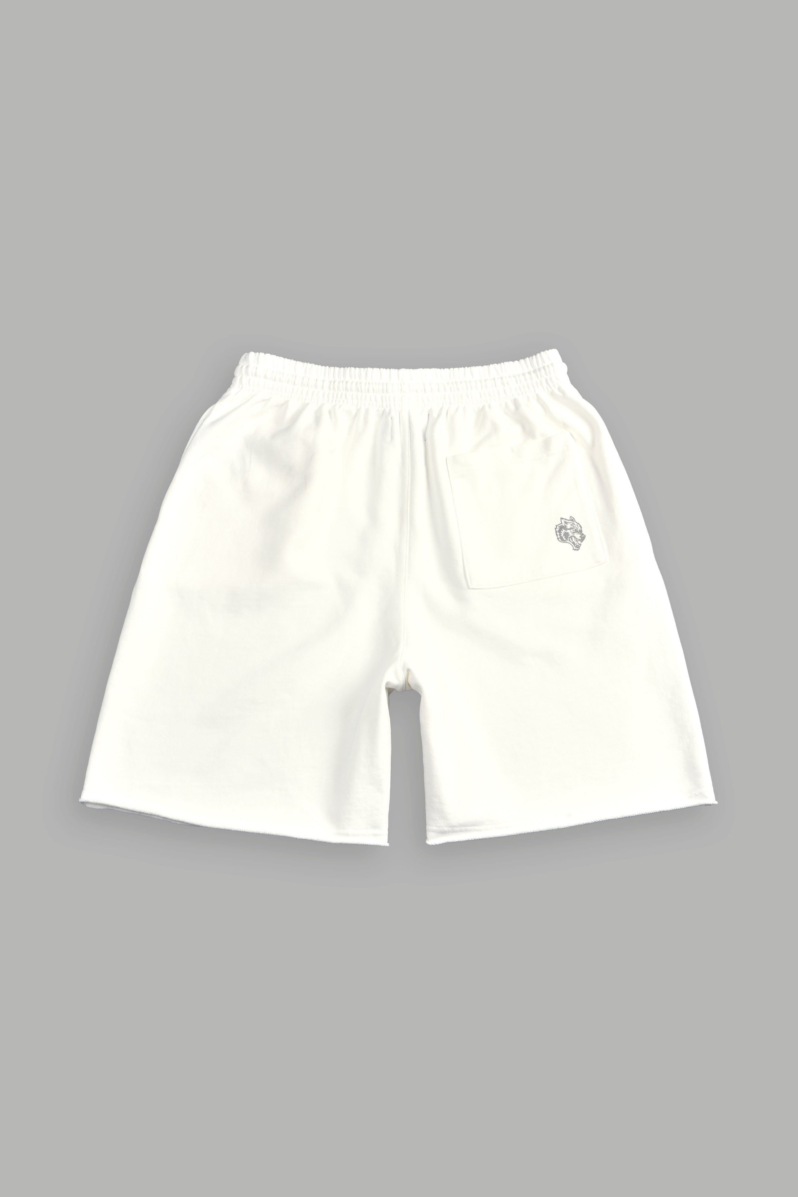 Darc Wandering Grunge Brock Sweat Shorts in Cream