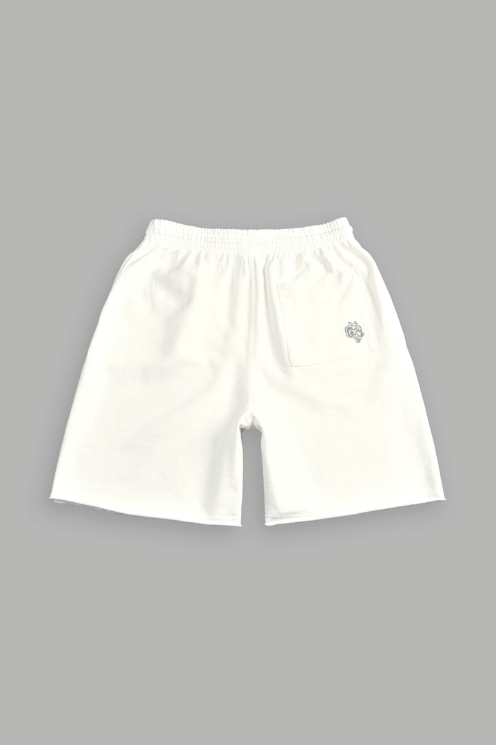 Darc Wandering Grunge Brock Sweat Shorts in Cream