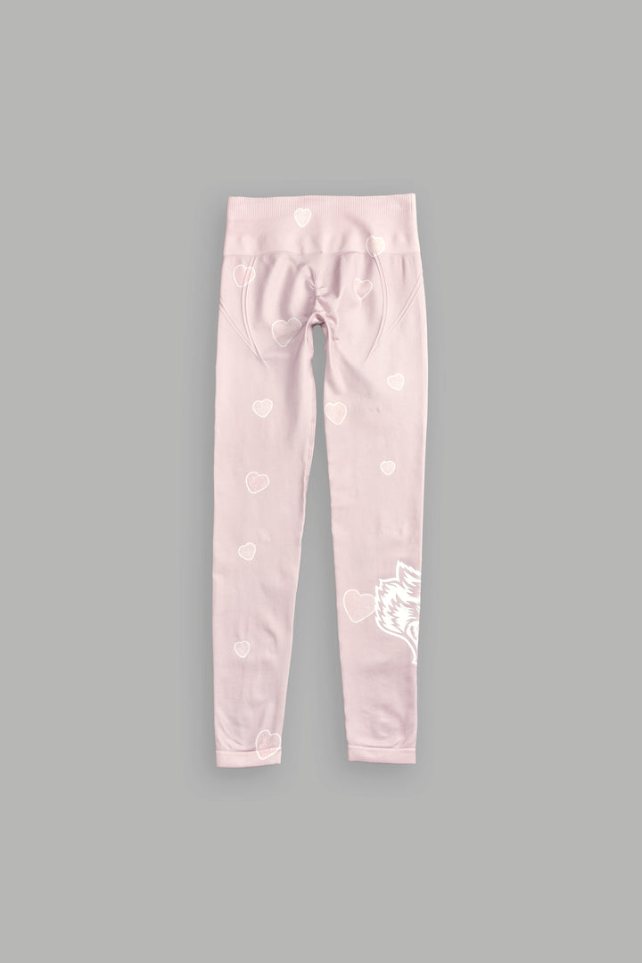 Her Energy "Everson" Huxley Scrunch Leggings in Heart Candy Blush Pink