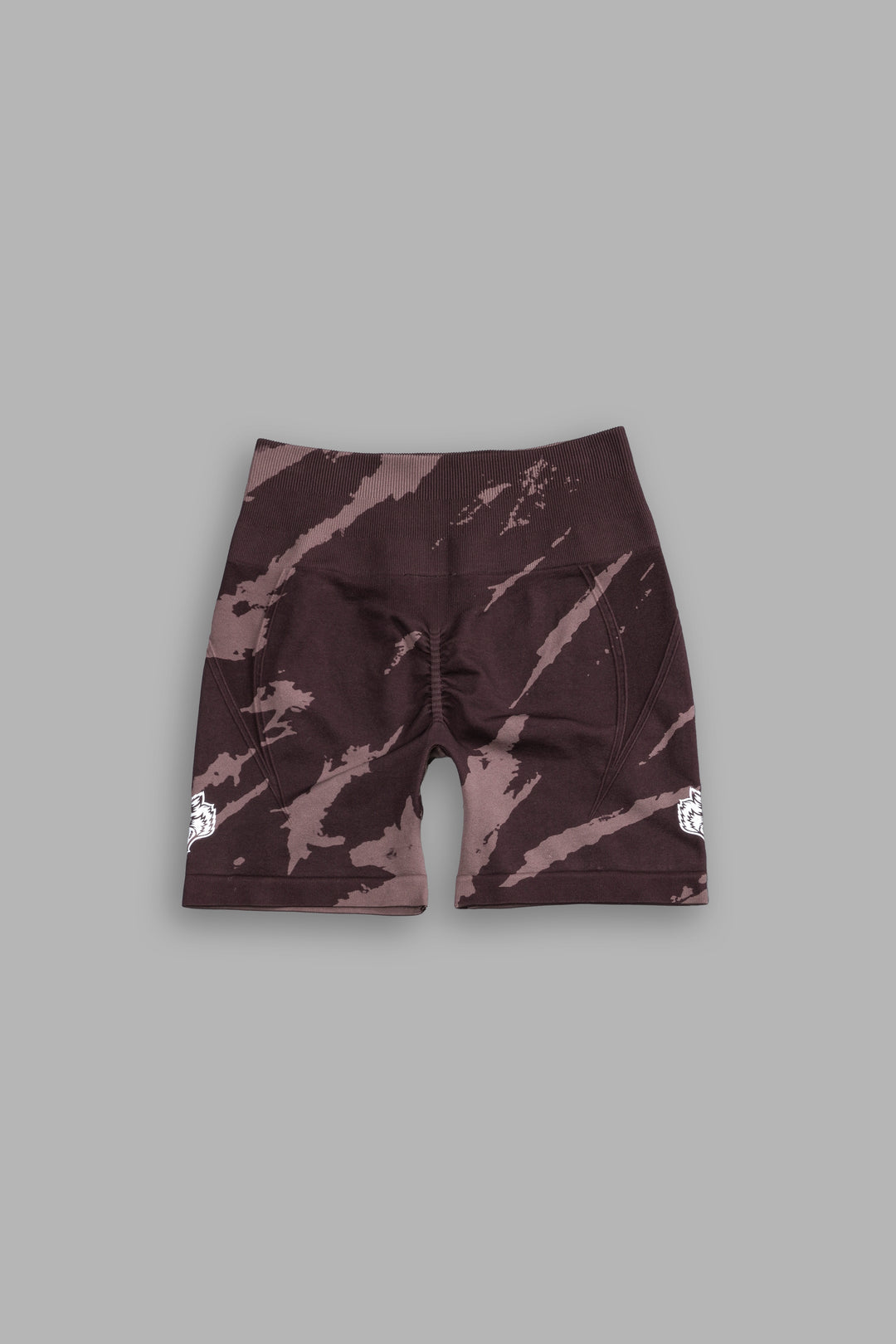 Wolves Forever Everson Seamless "Huxley" Shorts in Darc Garnet Native Camo