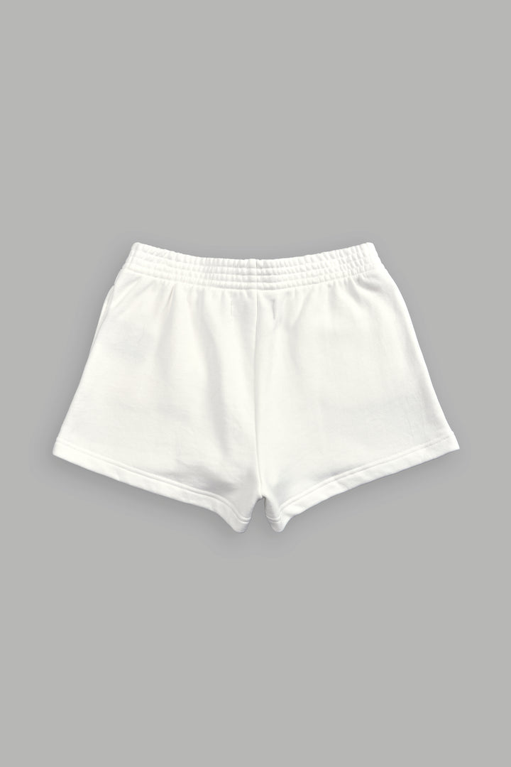 Finite Flame Ellie Sweat Shorts in Cream