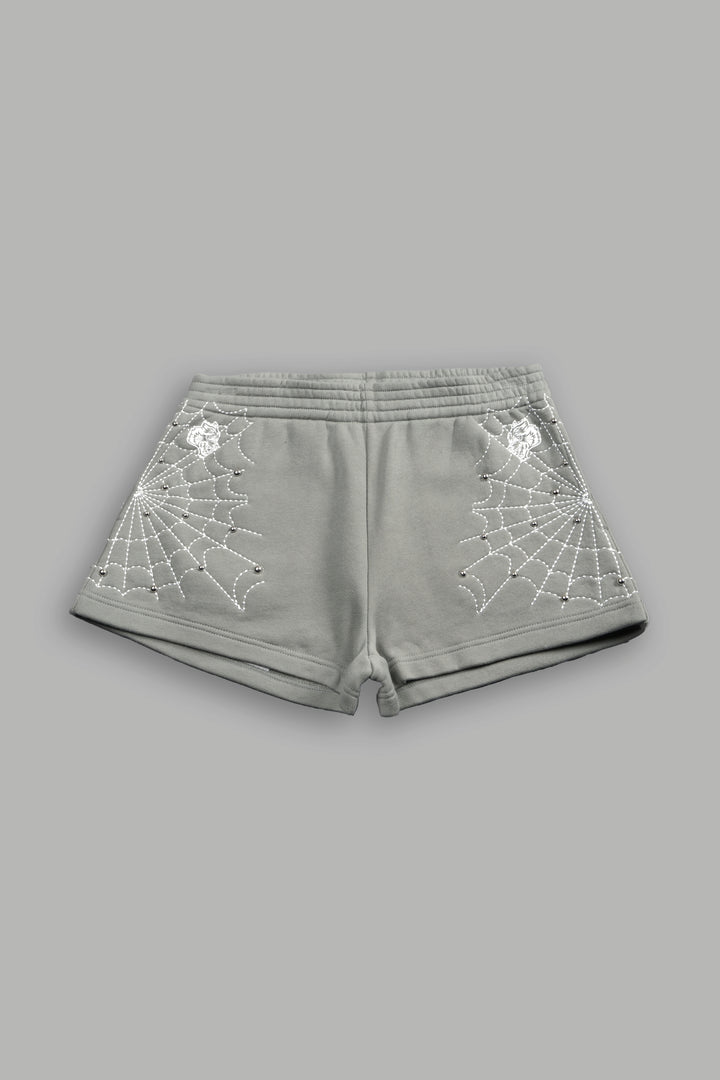 Sheshiko Web Ellie Sweat Shorts in Owen Green