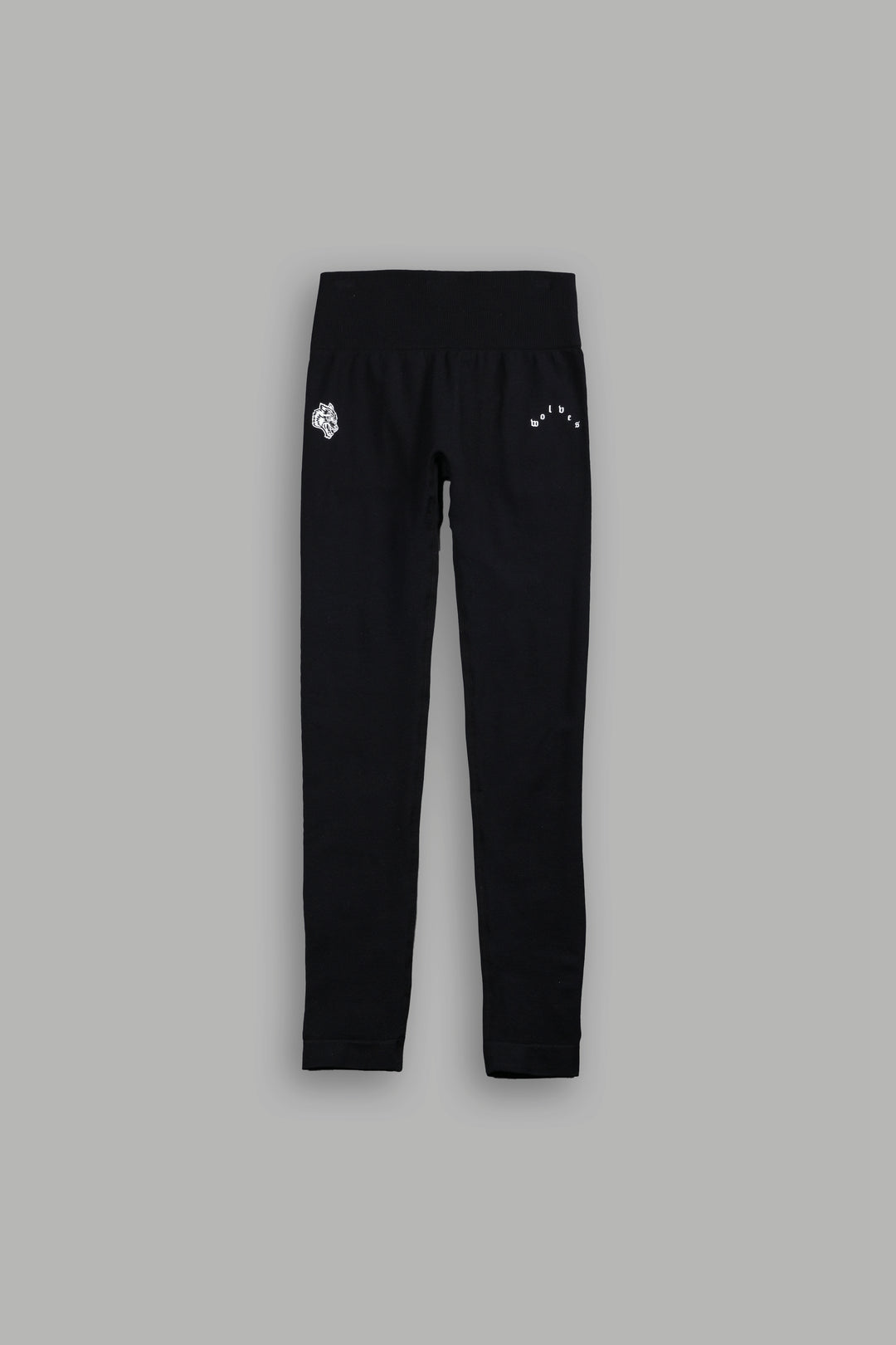 Wolves Pyramid "Skylar" Soft Seamless Leggings in Black