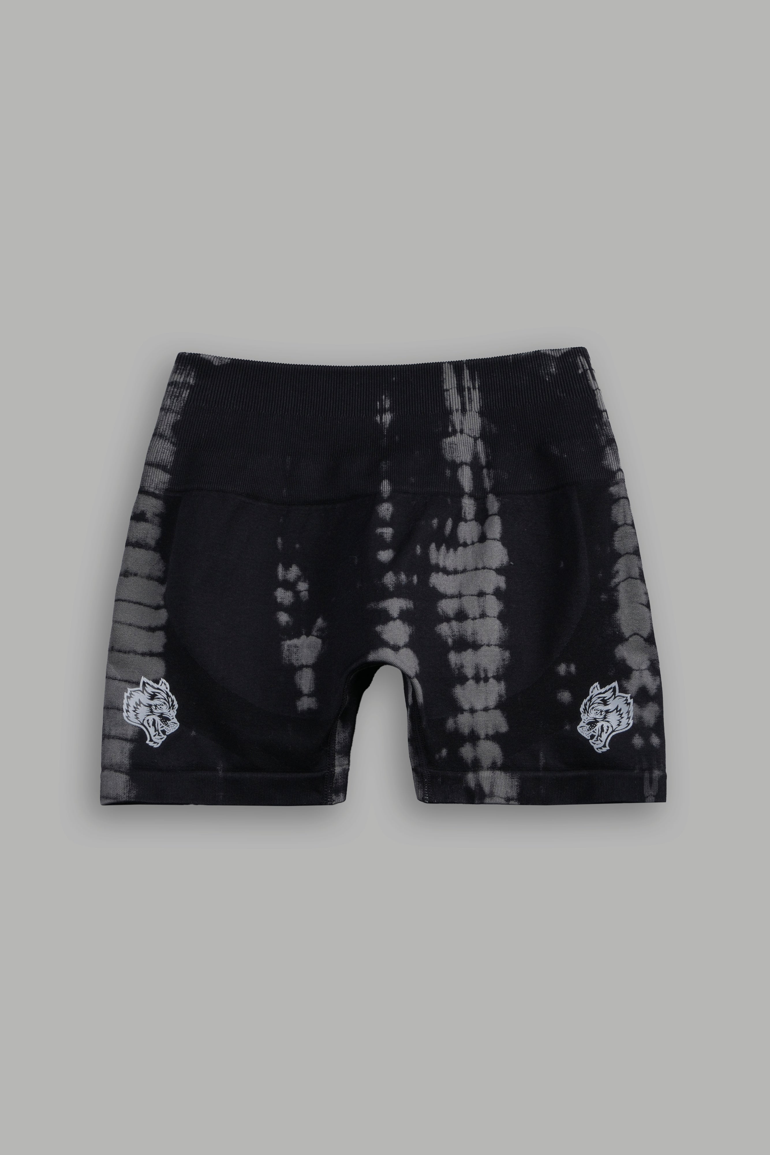 Dual Wolf Everson Seamless "Sierra" Shorts in Black Tonal Serpent