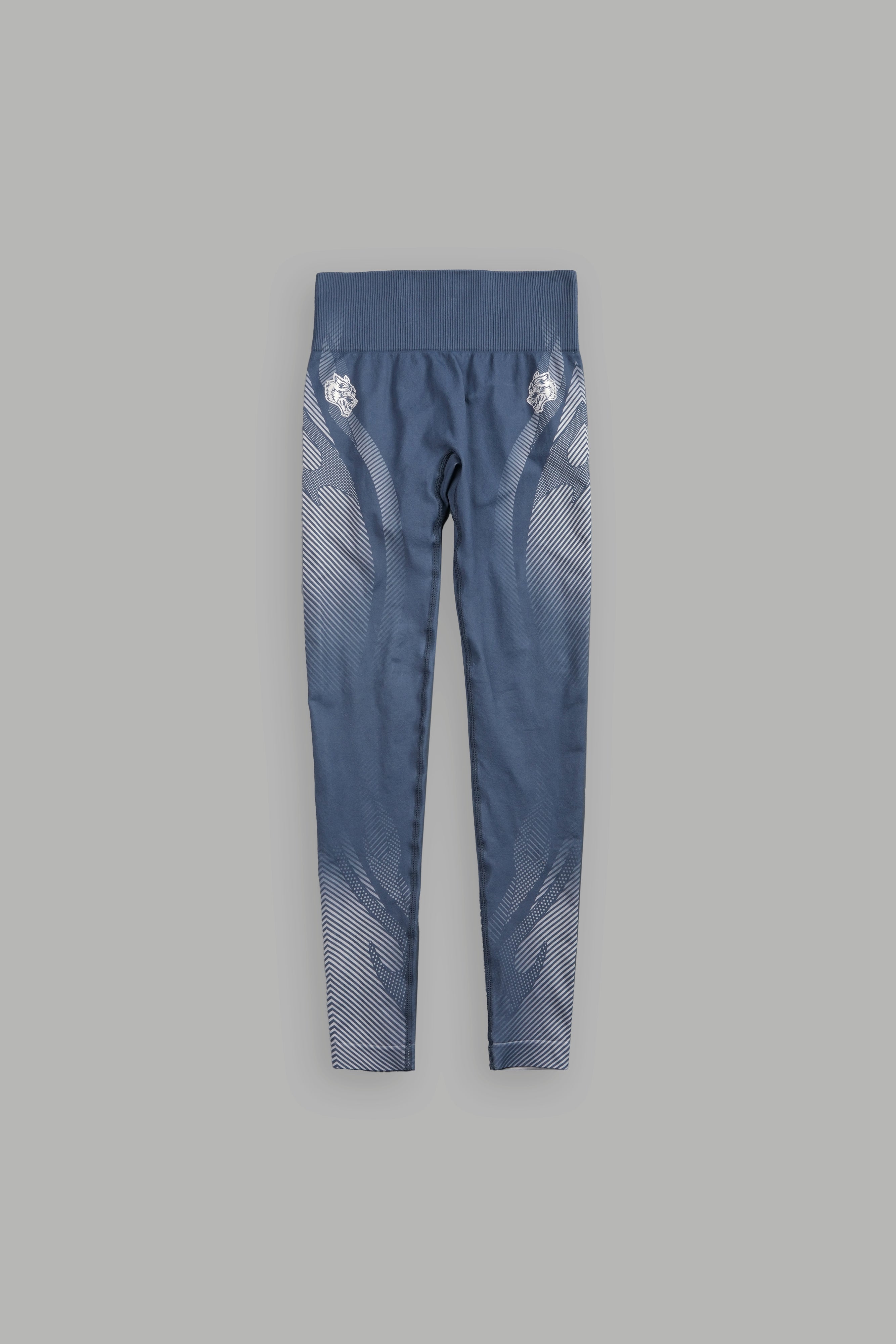 Moto Halftone Skylar Soft Seamless Leggings in Charcoal Blue