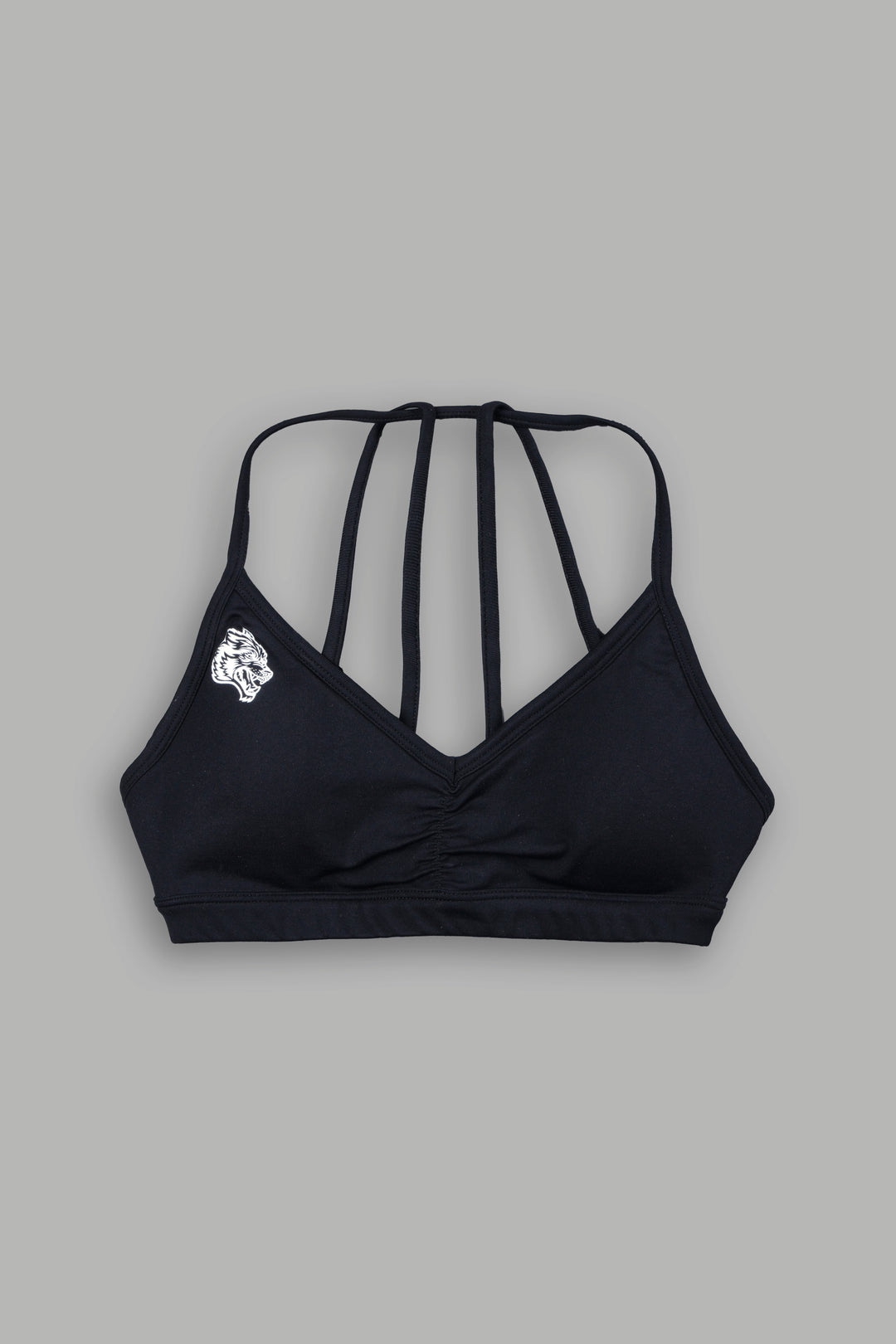 Wolf Head Evey Seamless Bra In Black